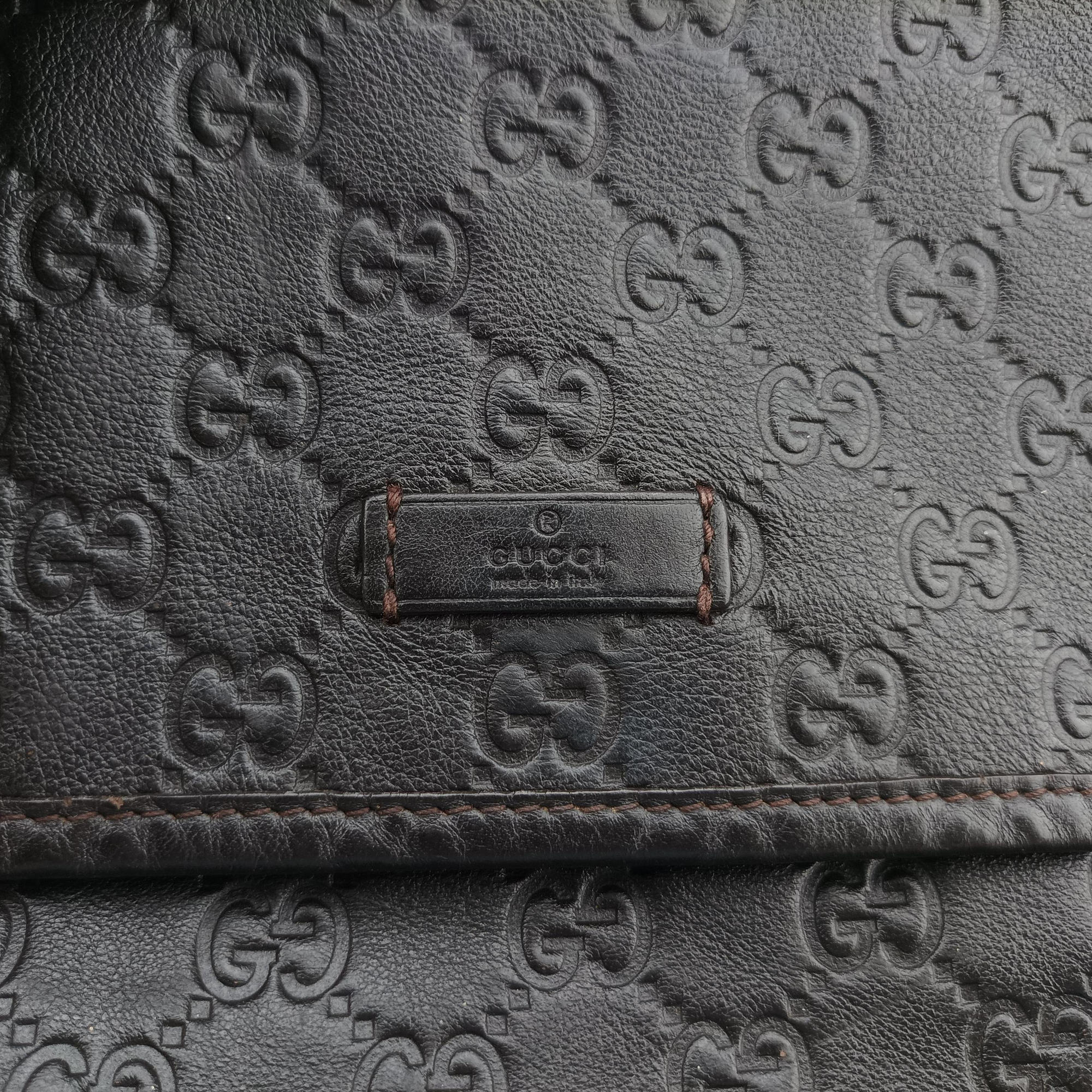 GG Plus GG Supreme Brown leather 223666 D015647508GGプラス GGスプリーム ブラウン レザー 223666 D015647508