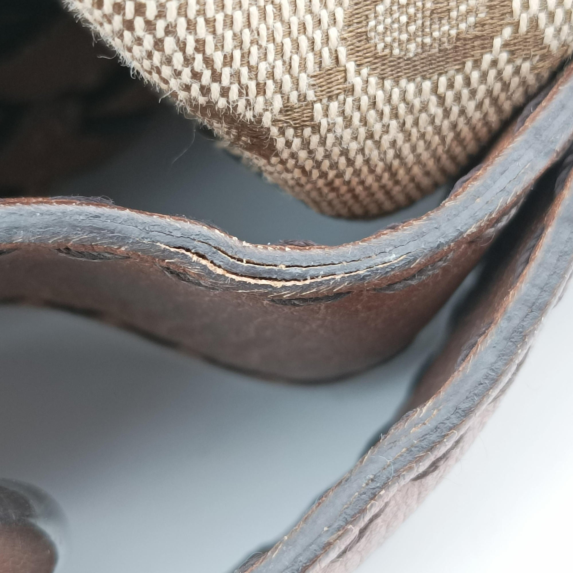 Medium Bamboo Brown canvas×leather 232959 F8323206ミディアム バンブー ブラウン キャンバス×レザー 232959 F8323206