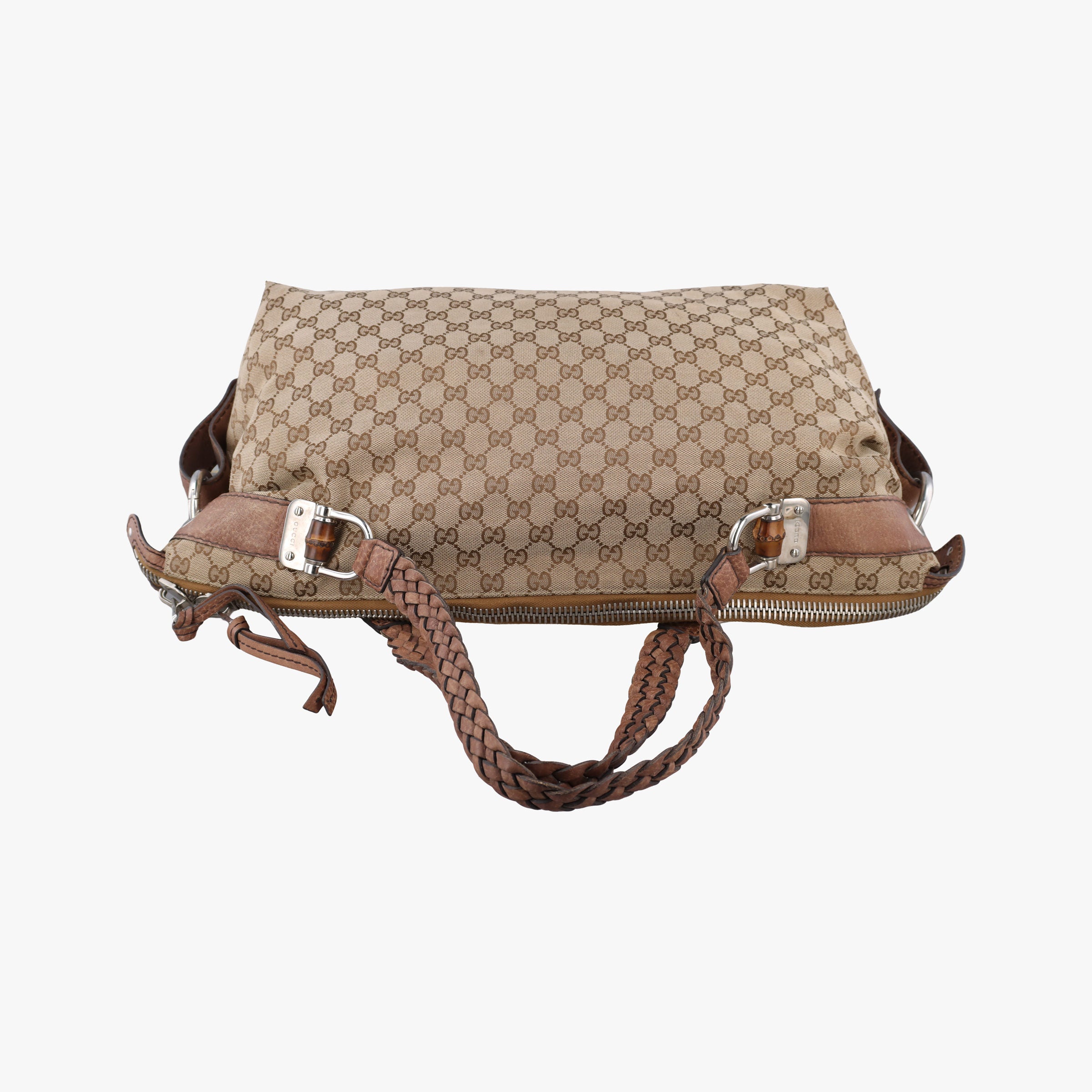 Medium Bamboo Brown canvas×leather 232959 F8323206ミディアム バンブー ブラウン キャンバス×レザー 232959 F8323206