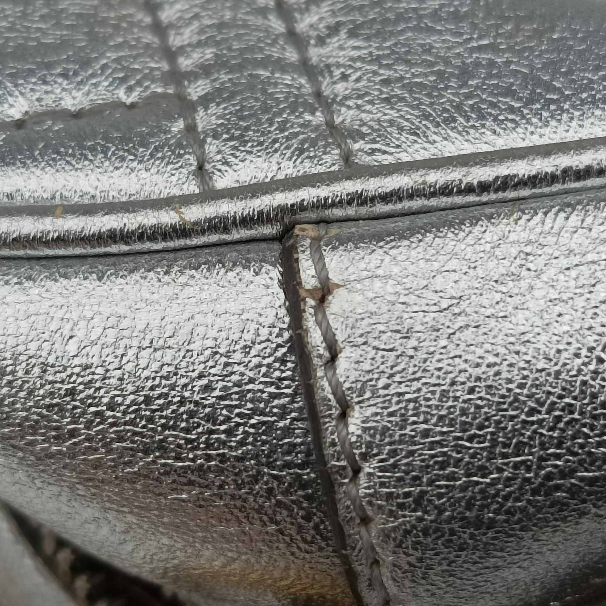 GG Marmont Silver Leather 447632 G021273675GGマーモント シルバー レザー 447632 G021273675
