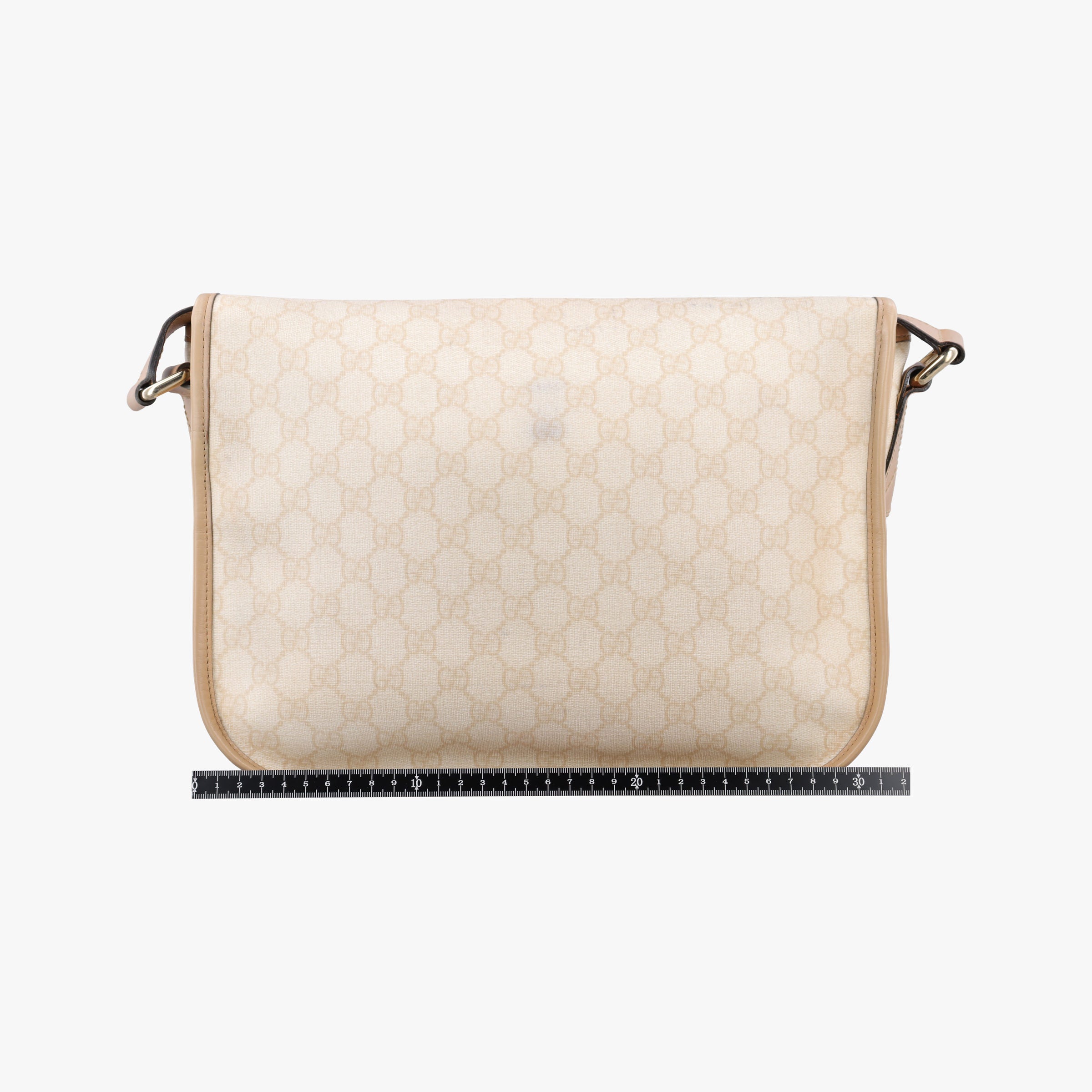 GG Plus Messenger beige PVC coated canvas×Leather 201732 G5501283GGプラス メッセンジャー ベージュ PVCコーティングキャンバス×レザー 201732 G5501283