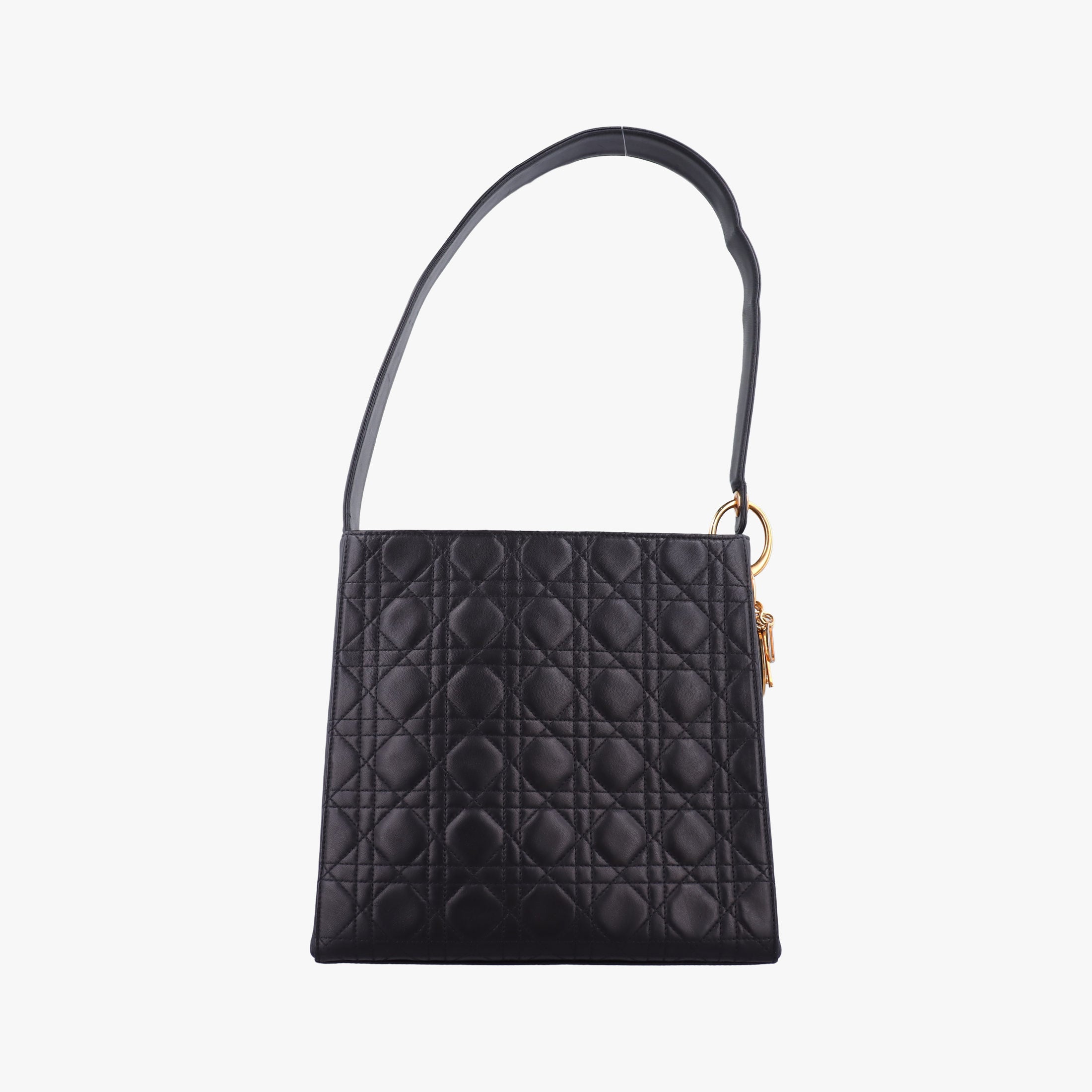 Lady Dior Black Lambskin MA-0957レディディオール ブラック ラムスキン MA-0957