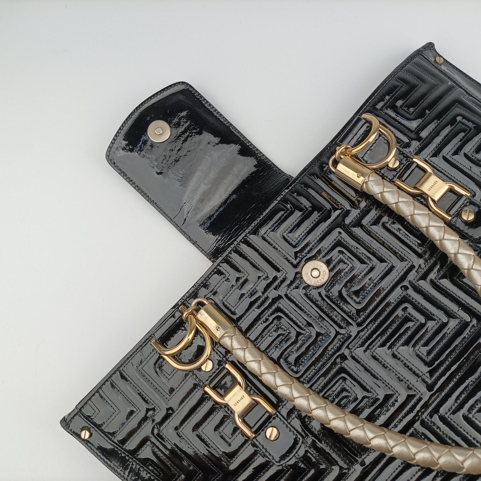 Snap Out Of It Black Patent スナップアウト オブ イット ブラック パテント