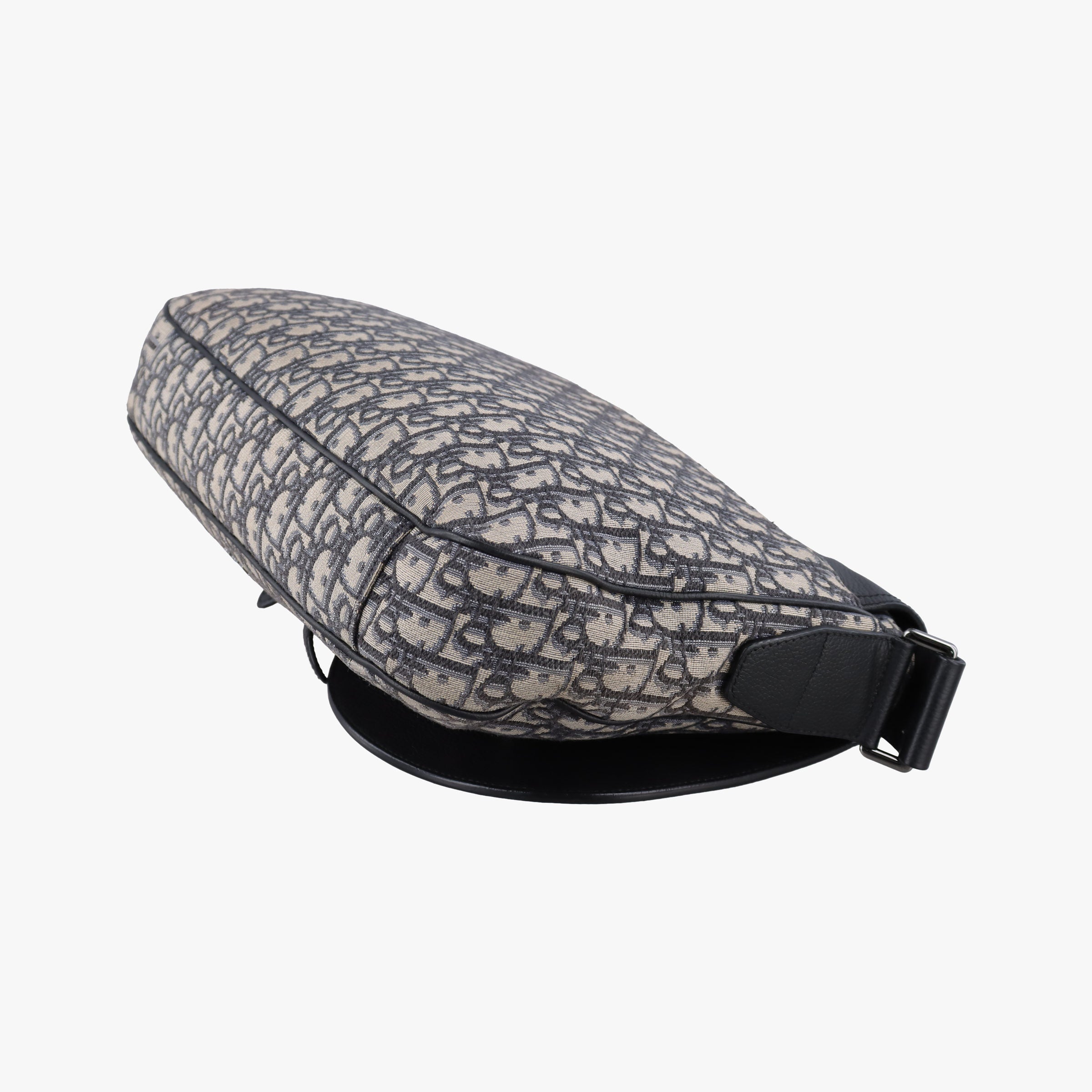 Oblique Saddle Navy×Black Jacquard×Leather 29-BO-1210オブリーク サドル ネイビー×ブラック ジャガード×レザー 29-BO-1210
