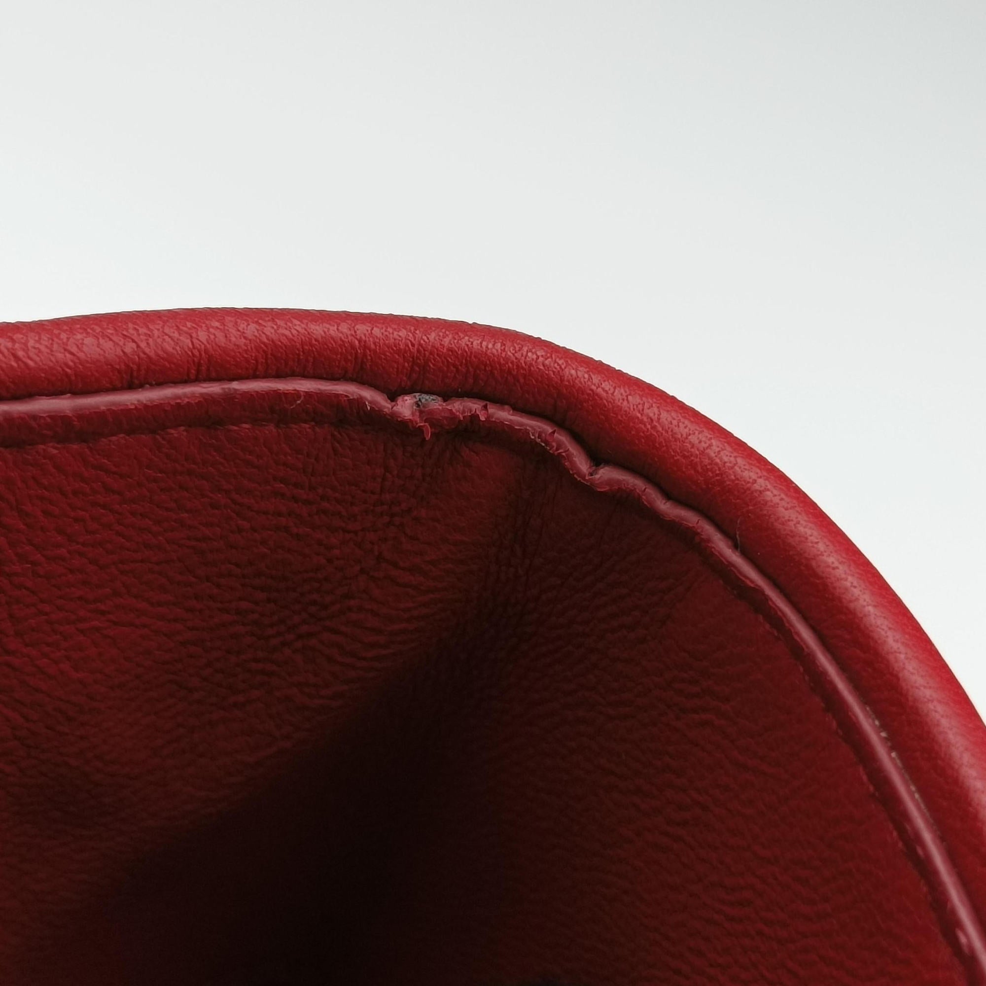 Intrecciato Olimpia Red lambskin B06397585Cイントレチャート オリンピア レッド ラムスキン B06397585C