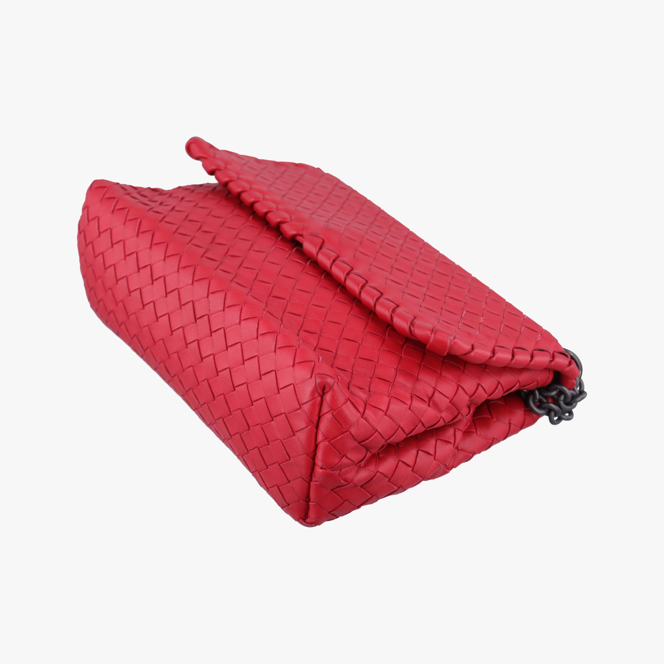 Intrecciato Olimpia Red lambskin B06397585Cイントレチャート オリンピア レッド ラムスキン B06397585C