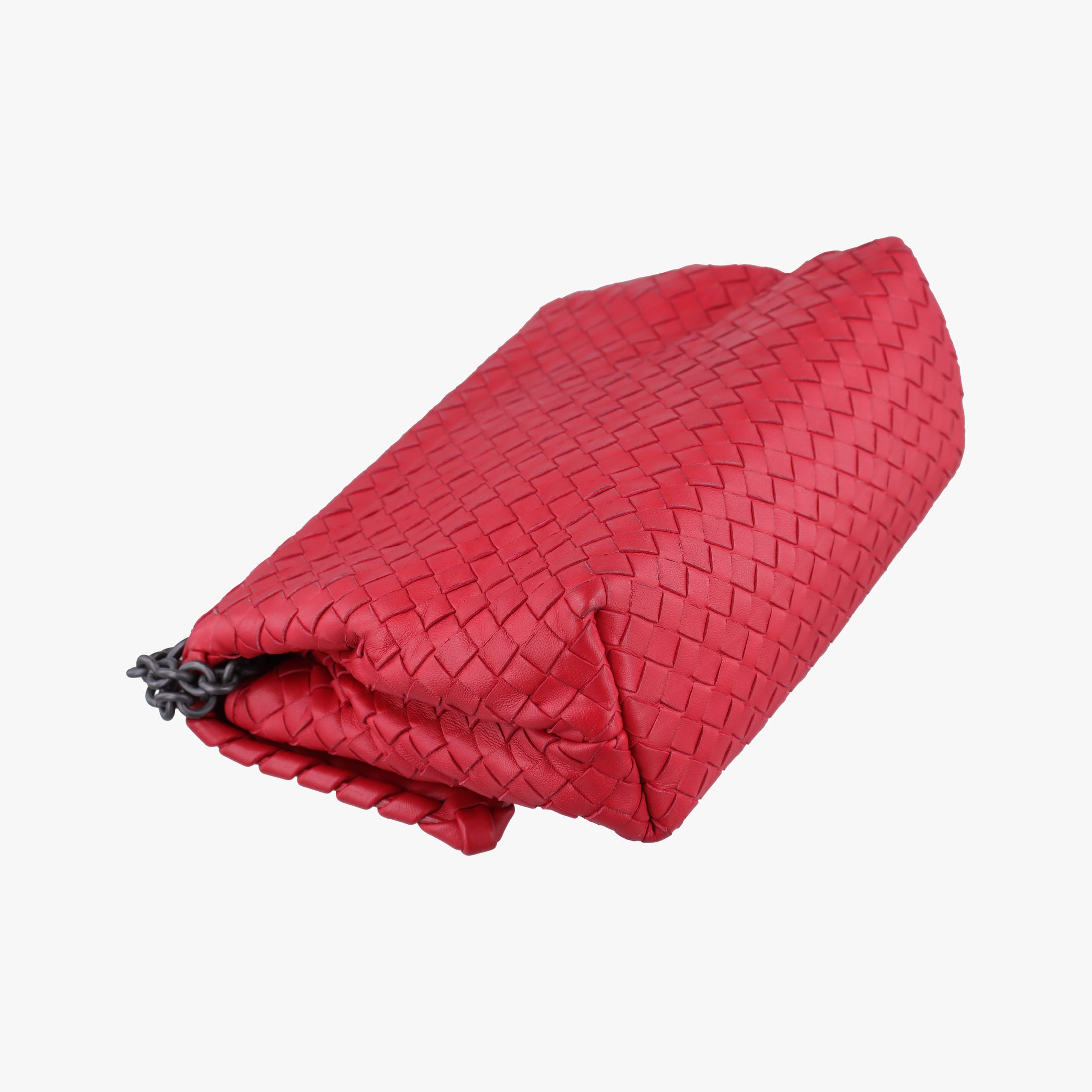 Intrecciato Olimpia Red lambskin B06397585Cイントレチャート オリンピア レッド ラムスキン B06397585C