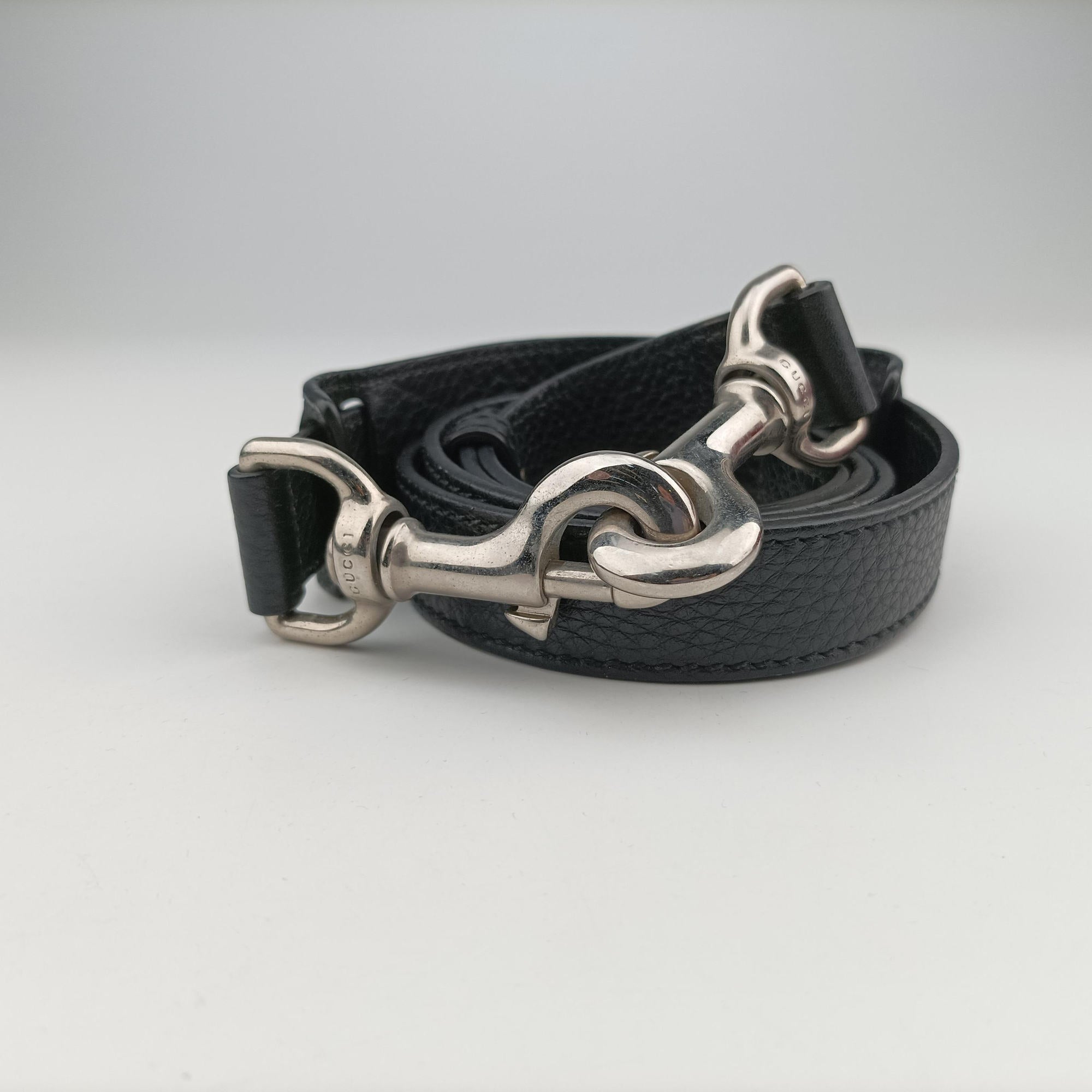 Interlocking G Logo Soho Tote Black Leather 368602 G017454241インターロッキングG ソーホー トート ブラック レザー 368602 G017454241