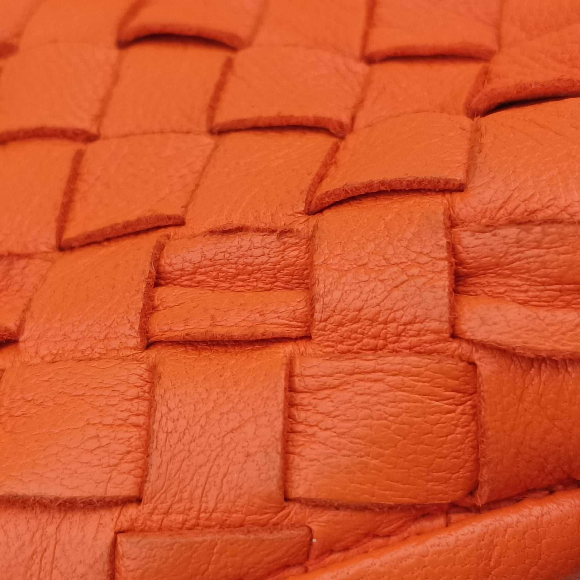Intrecciato Orange lambskin 115653 V0013 7501イントレチャート オレンジ ラムスキン 115653 V0013 7501