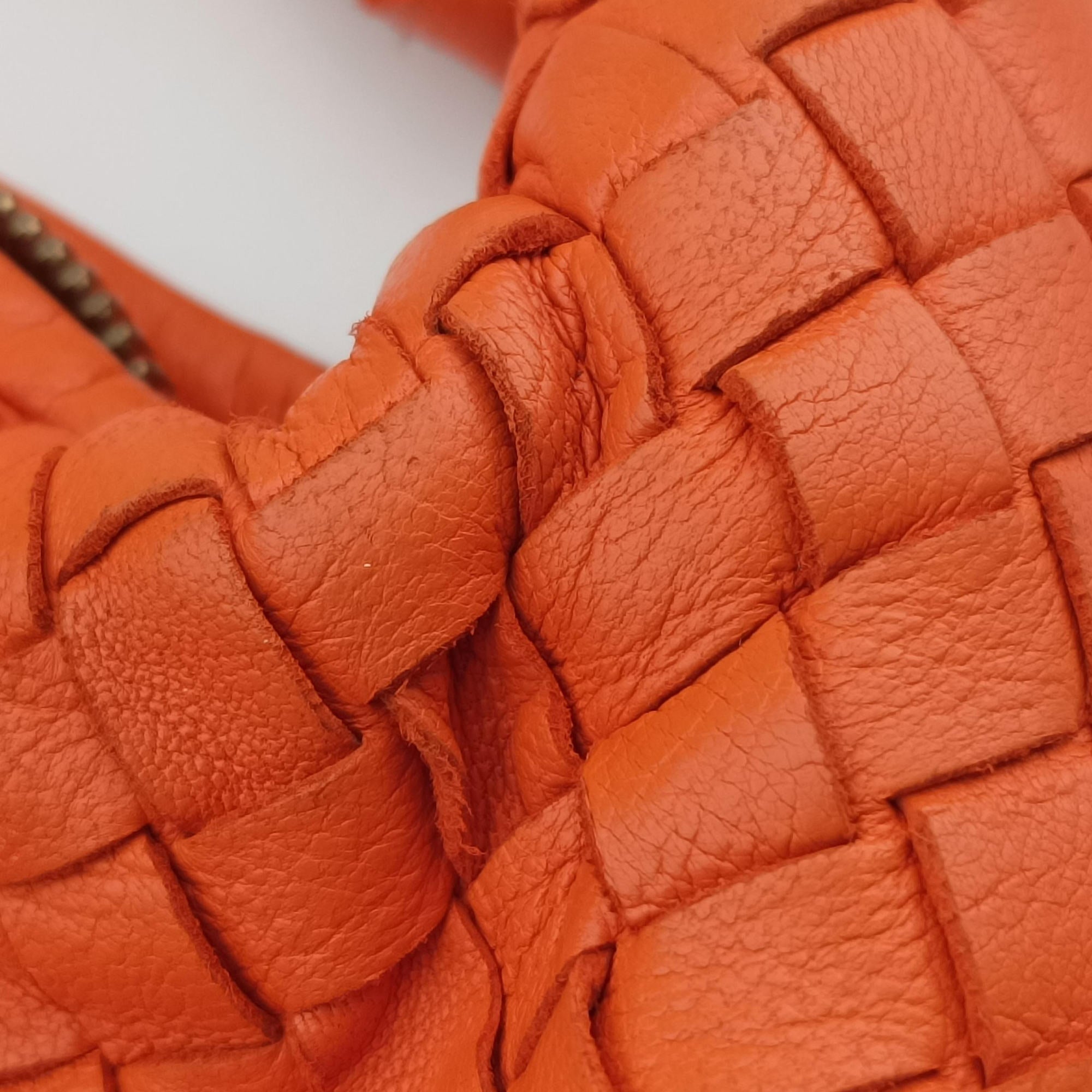 Intrecciato Orange lambskin 115653 V0013 7501イントレチャート オレンジ ラムスキン 115653 V0013 7501