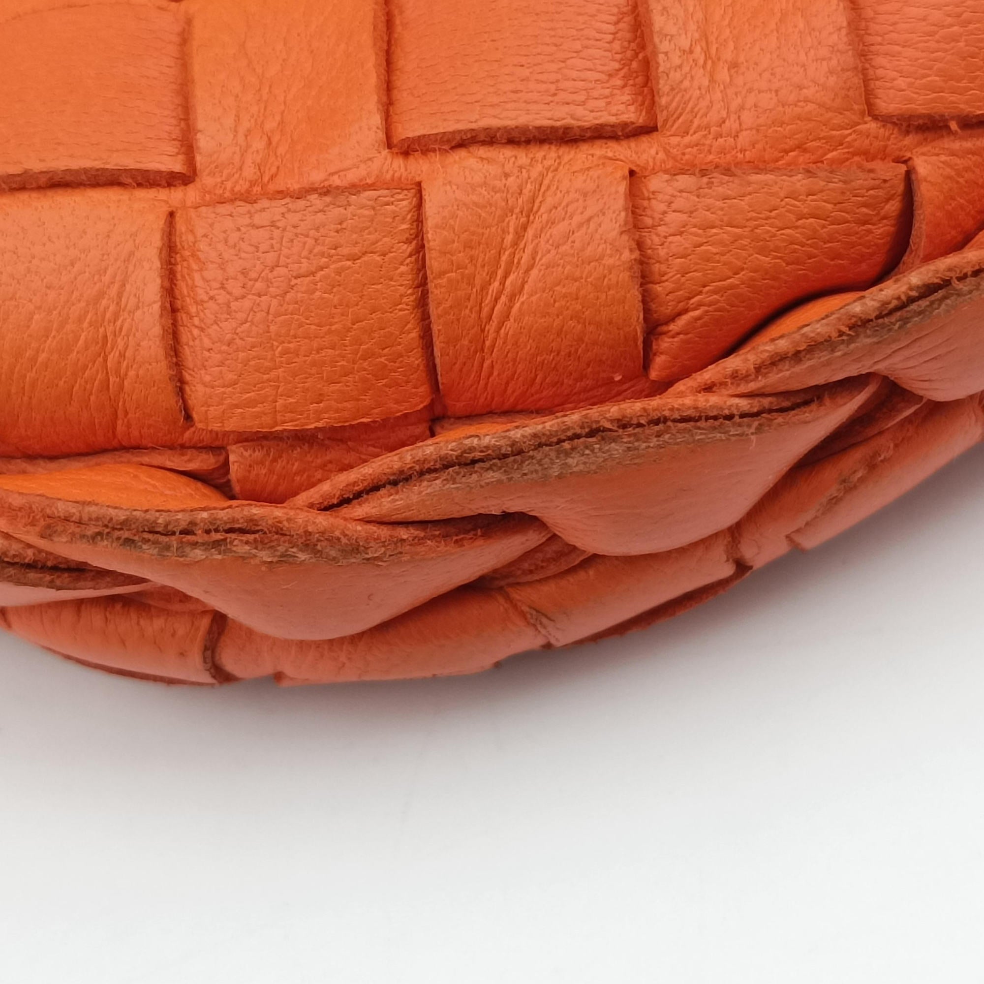 Intrecciato Orange lambskin 115653 V0013 7501イントレチャート オレンジ ラムスキン 115653 V0013 7501