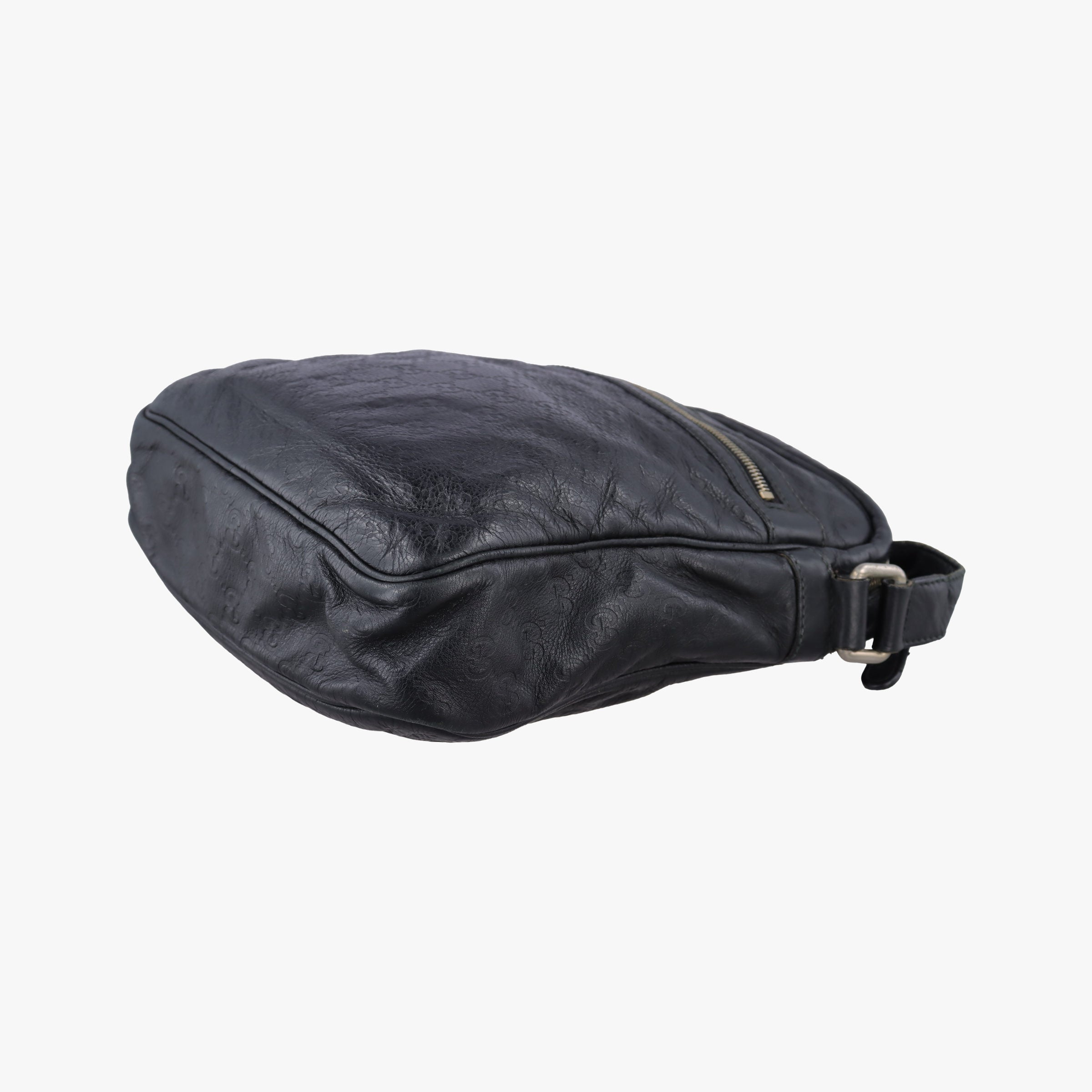 GG Imprime Messenger Black Leather 201448 I7592314GGインプリメ メッセンジャー ブラック レザー 201448 I7592314