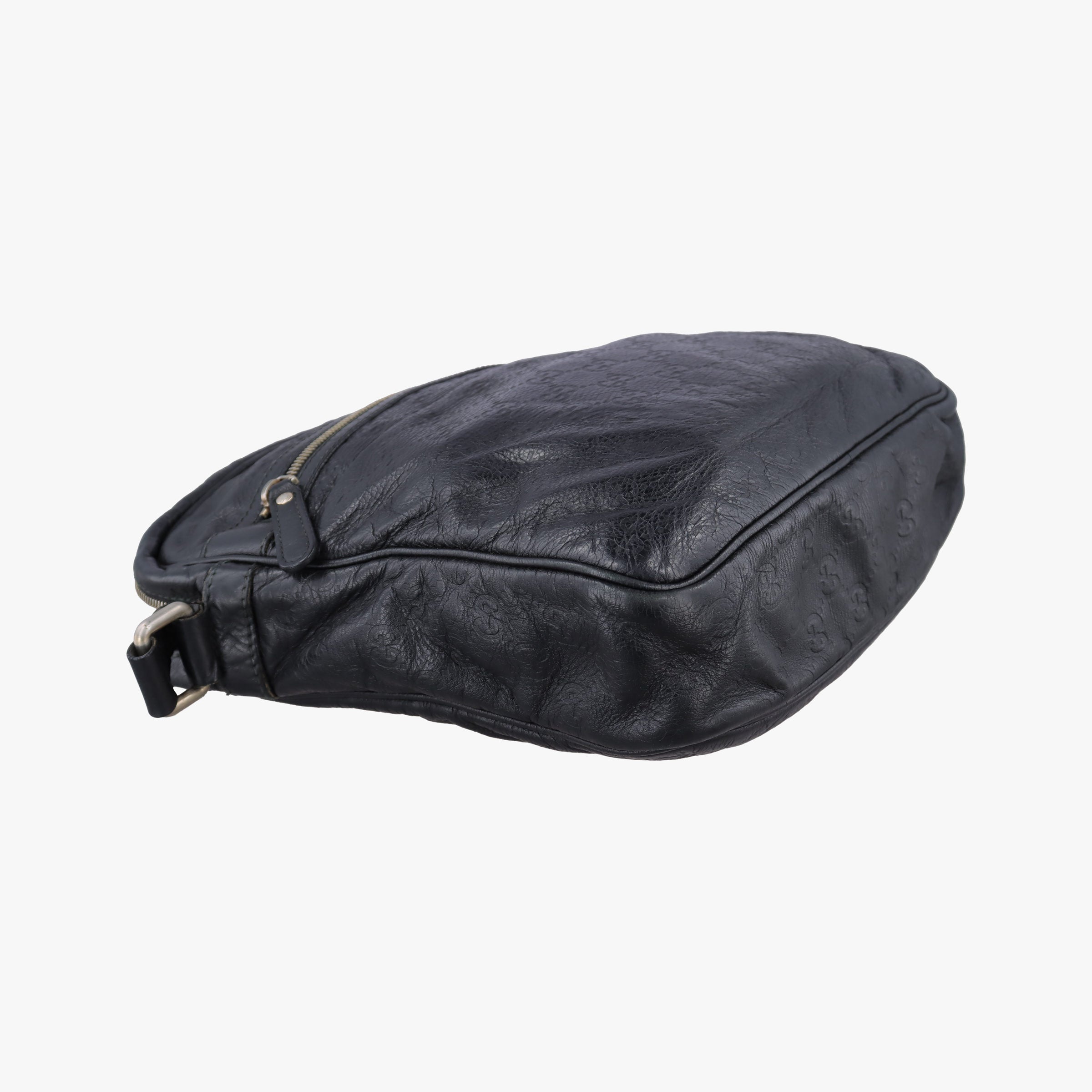 GG Imprime Messenger Black Leather 201448 I7592314GGインプリメ メッセンジャー ブラック レザー 201448 I7592314