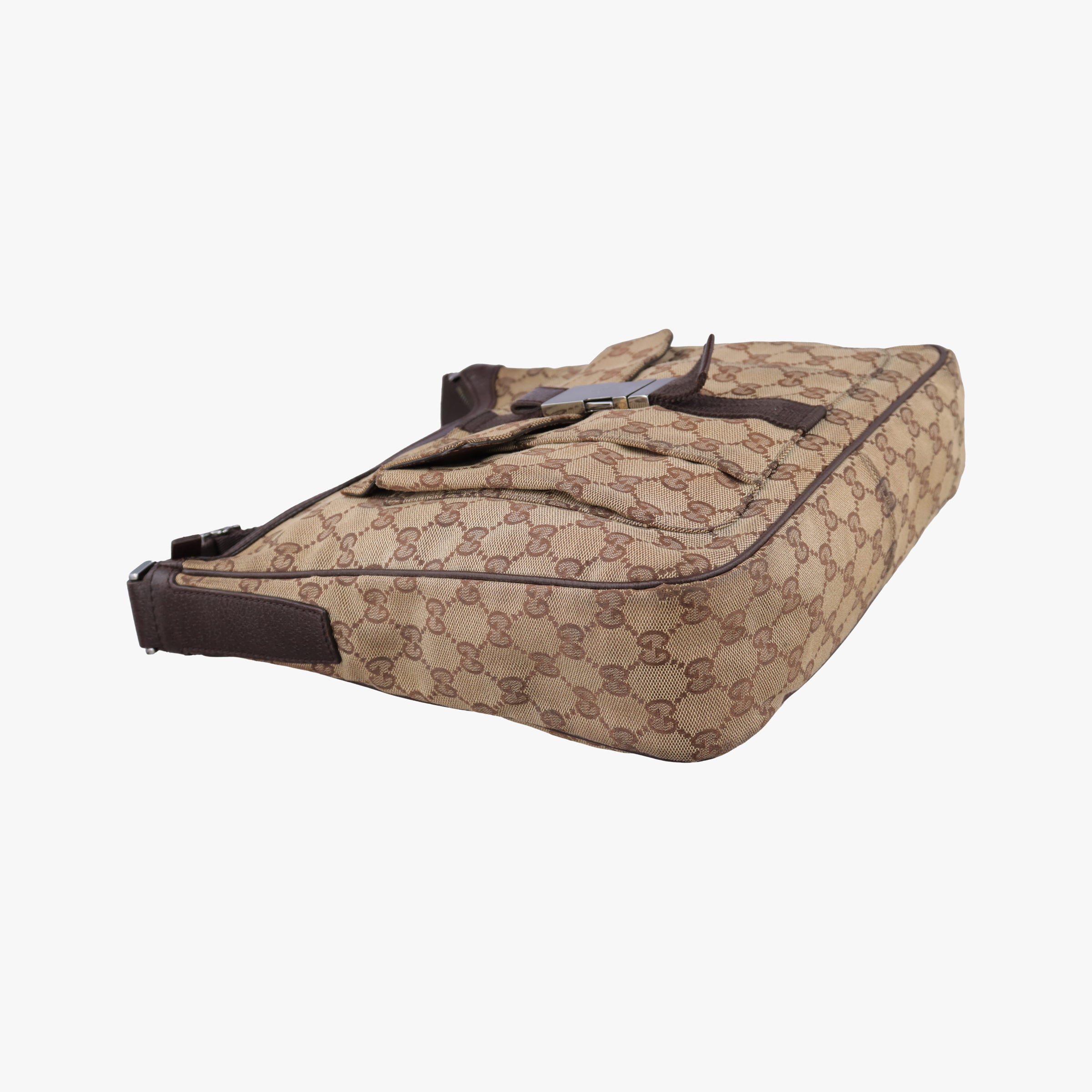 GG canvas Messenger Beige × Dark Brown canvas 131211 GG キャンバス メッセンジャー ベージュ×ダークブラウン キャンバス 131211