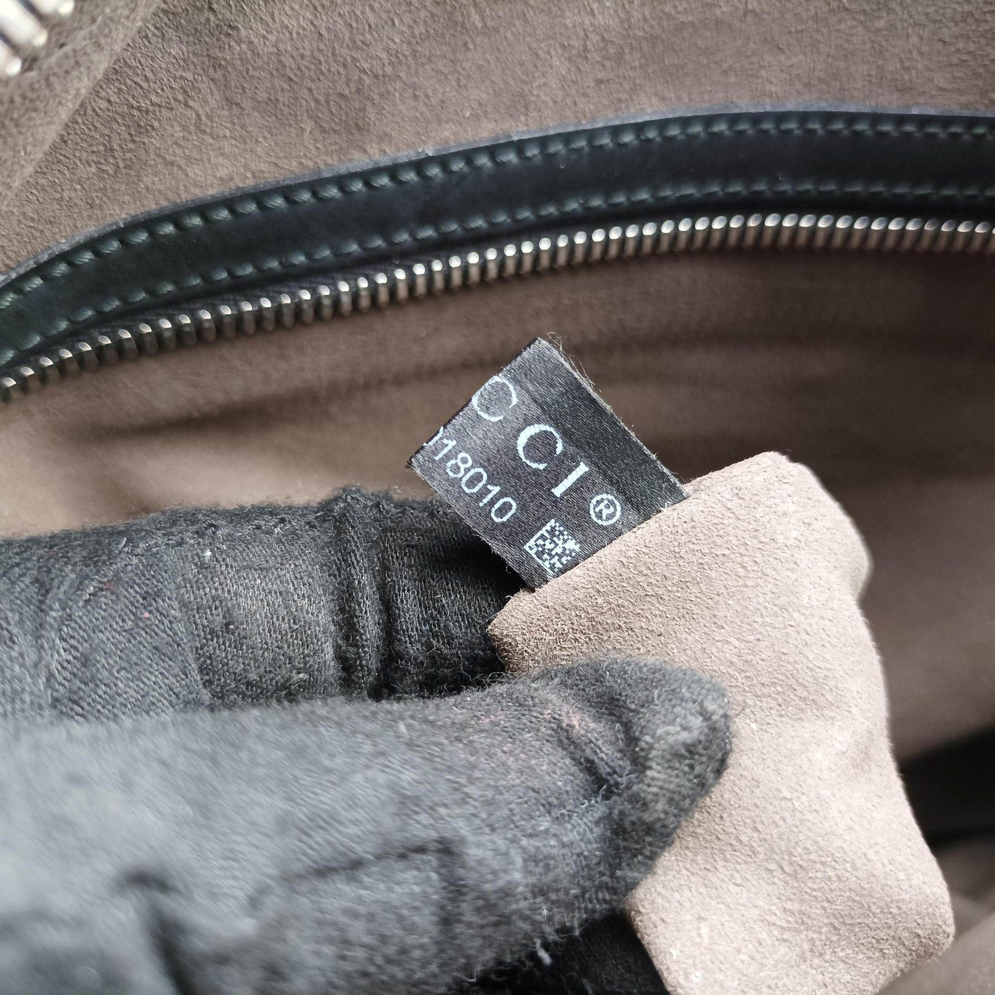GG Supreme Brown×Black PVC coated canvas×Leather 450944 F021018010GGスプリーム ブラウン×ブラック PVCコーティングキャンバス×レザー 450944 F021018010