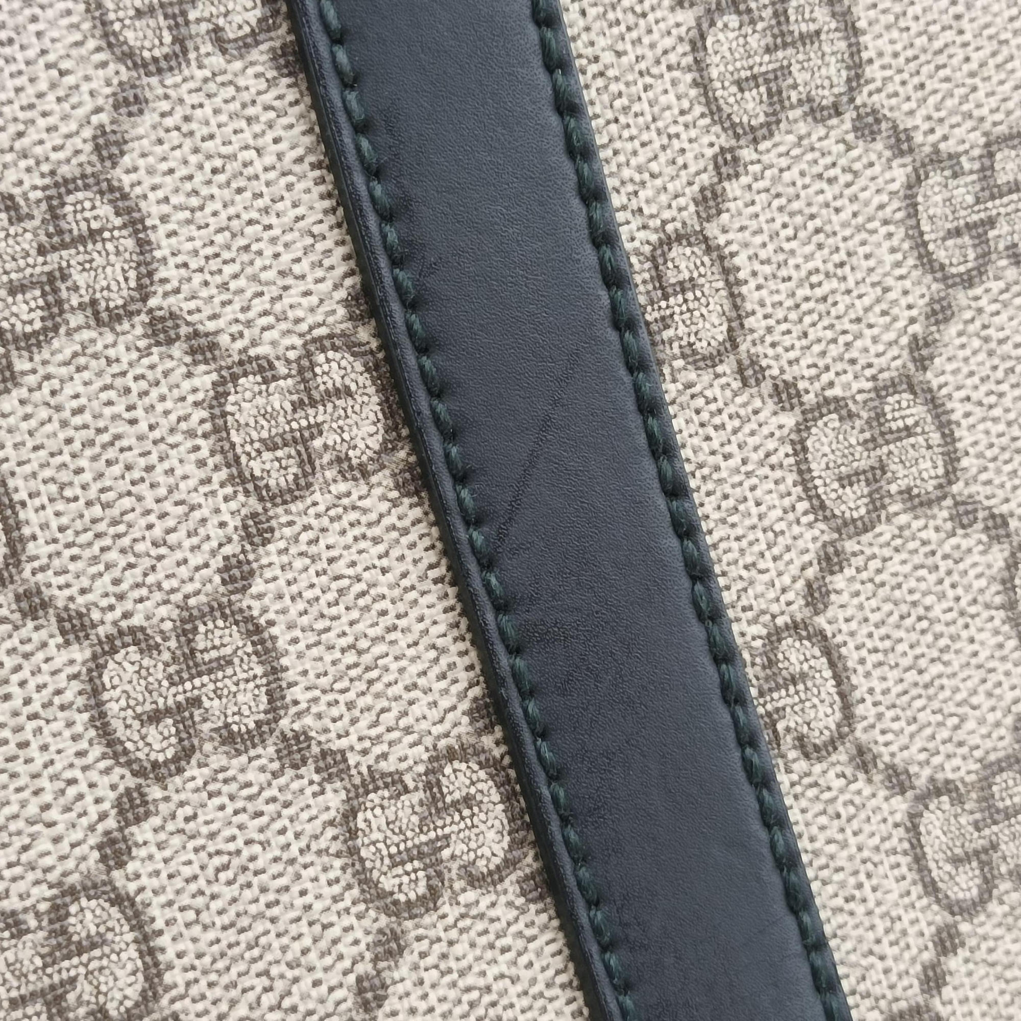 GG Supreme Brown×Black PVC coated canvas×Leather 450944 F021018010GGスプリーム ブラウン×ブラック PVCコーティングキャンバス×レザー 450944 F021018010