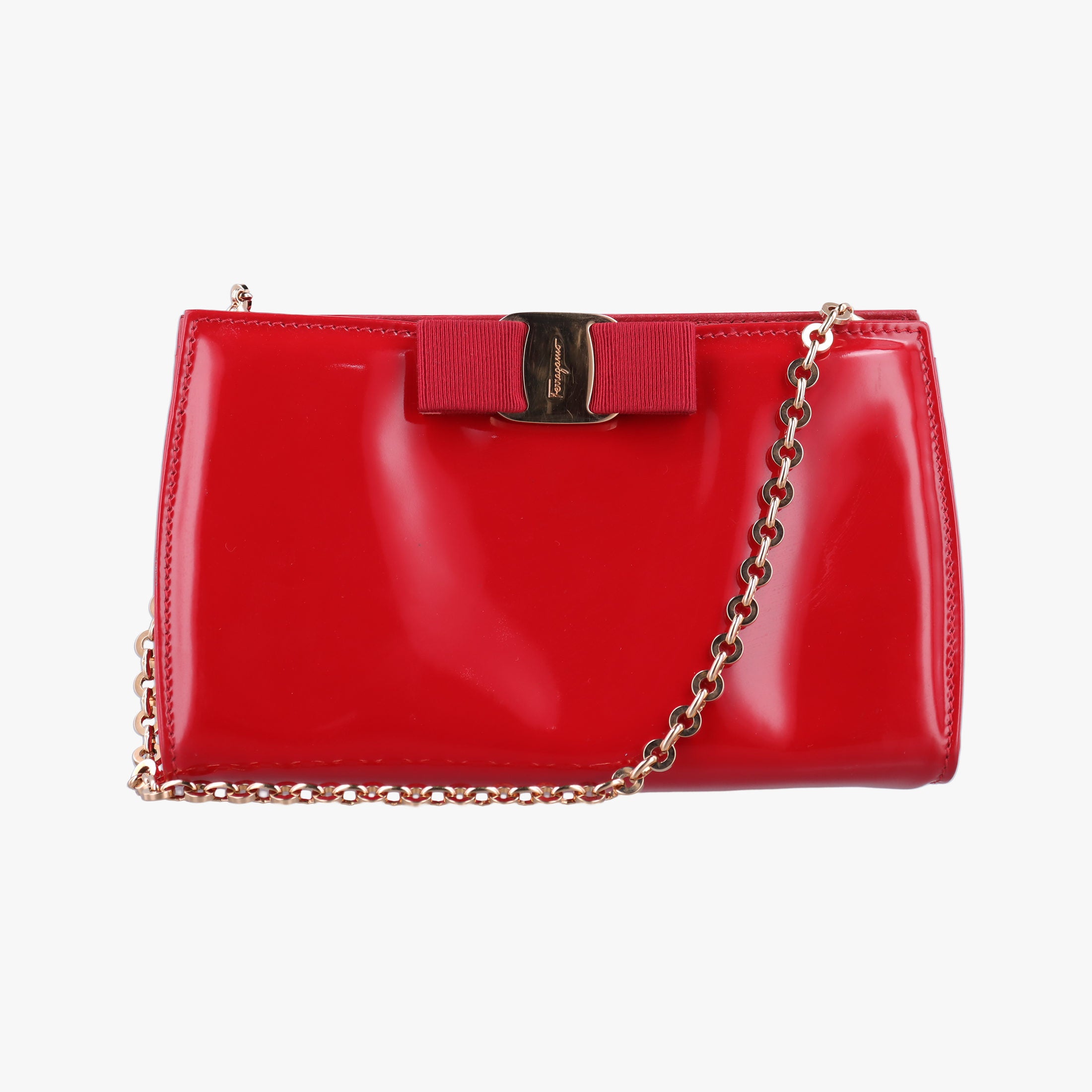 Vara Bow Red Patent Leather RN136180843ヴァラ リボン レッド パテントレザー RN136180843