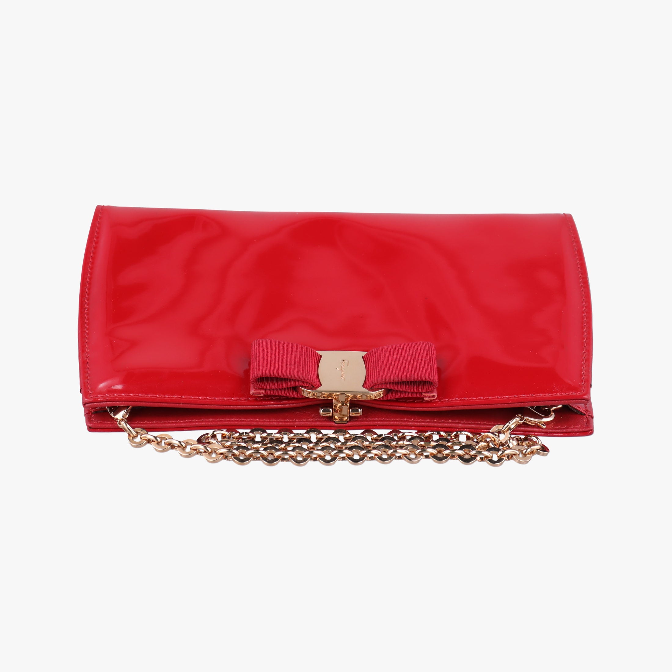 Vara Bow Red Patent Leather RN136180843ヴァラ リボン レッド パテントレザー RN136180843