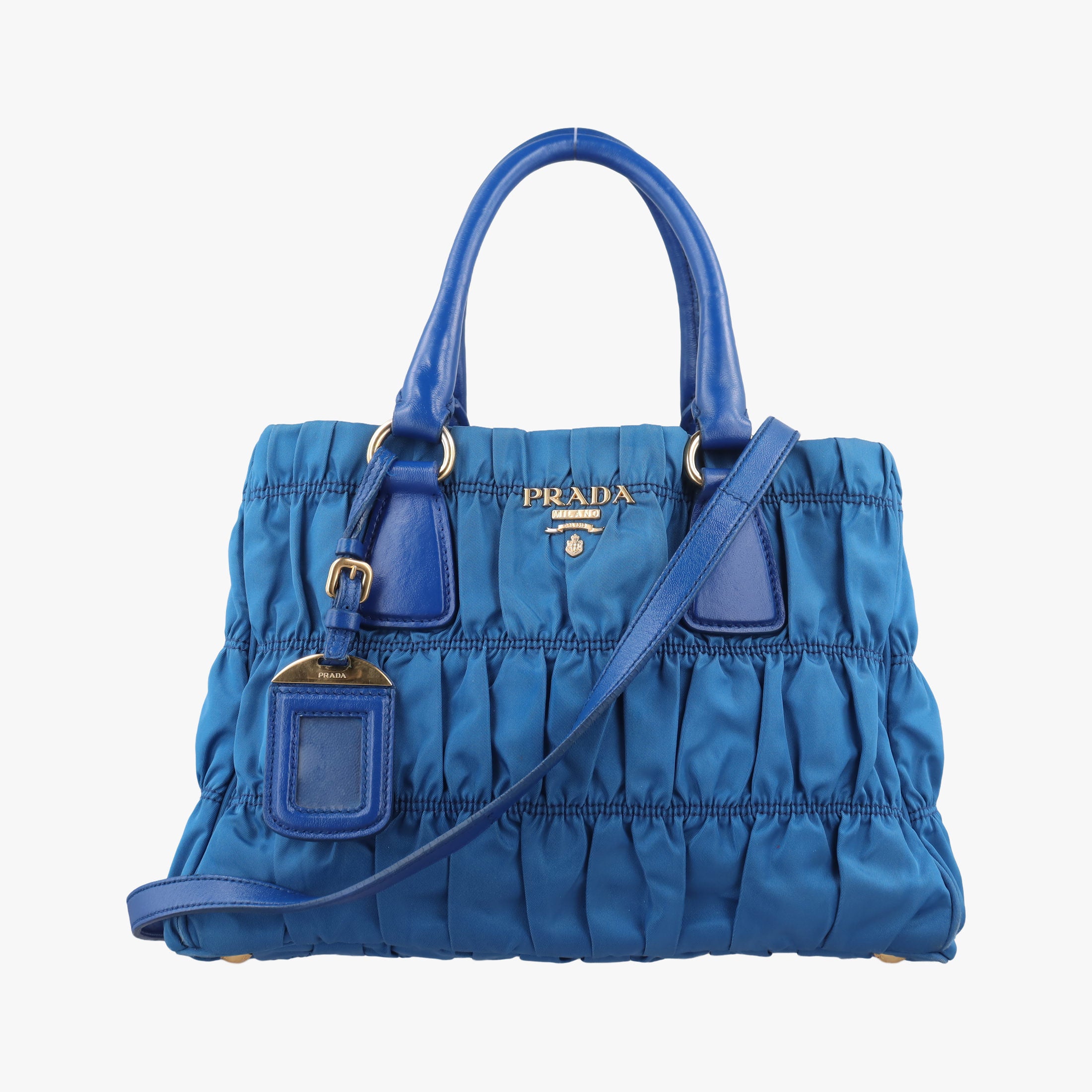 Tessuto Gaufre Blue nylon BN2393 31/Rテスート ゴーフル ブルー ナイロン BN2393 31/R
