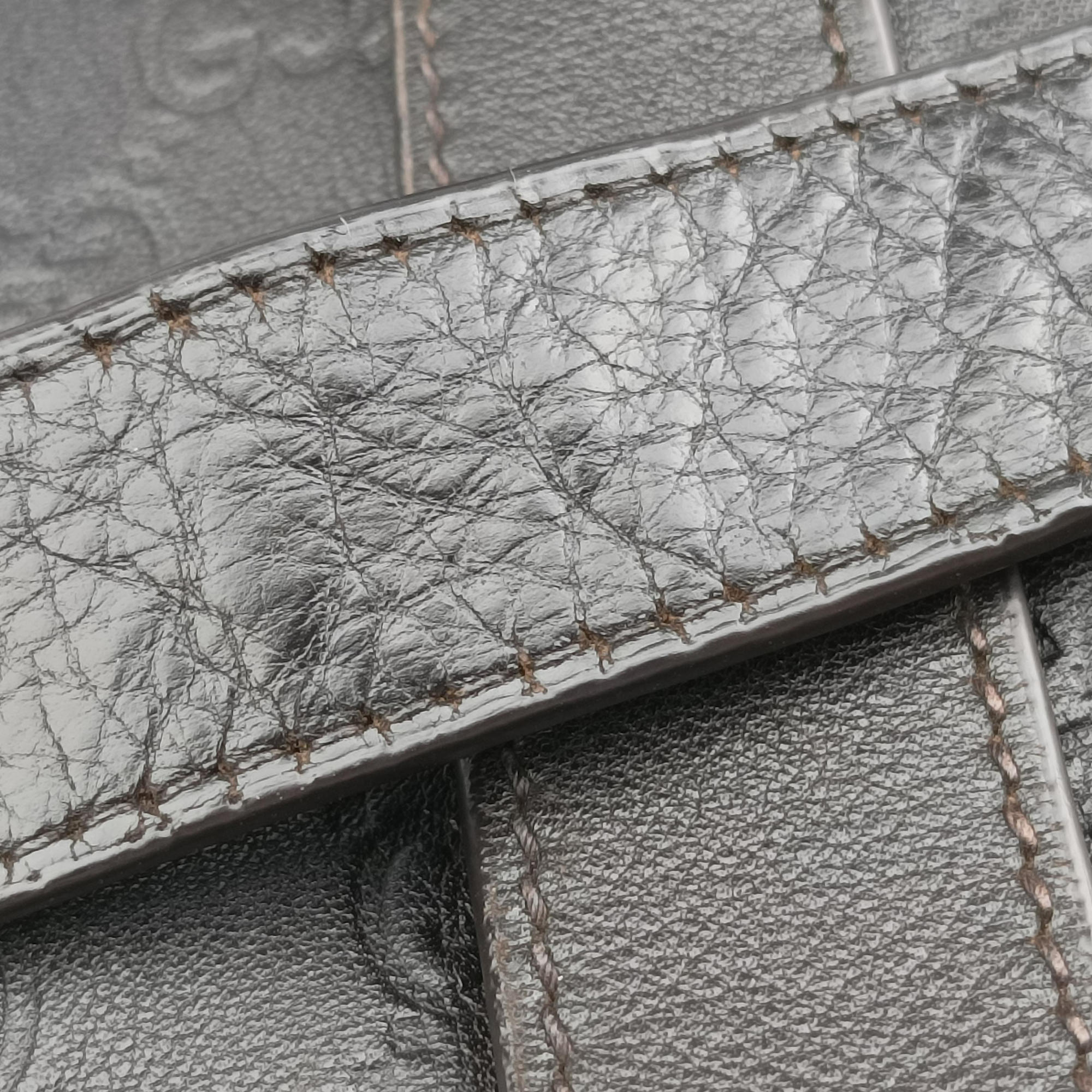 GG Imprime messenger Black Leather 201446 A013589518インプリメ メッセンジャー ブラック レザー 201446 A013589518