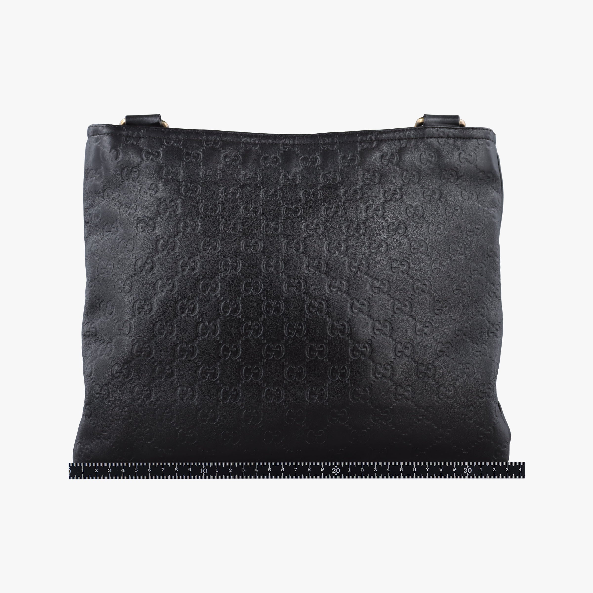 GG Imprime messenger Black Leather 201446 A013589518インプリメ メッセンジャー ブラック レザー 201446 A013589518