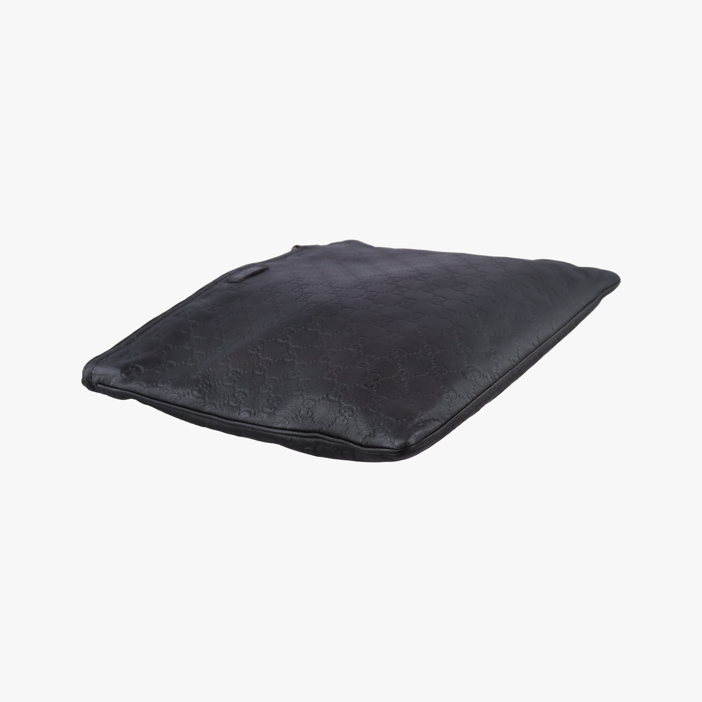 GG Imprime messenger Black Leather 201446 A013589518インプリメ メッセンジャー ブラック レザー 201446 A013589518