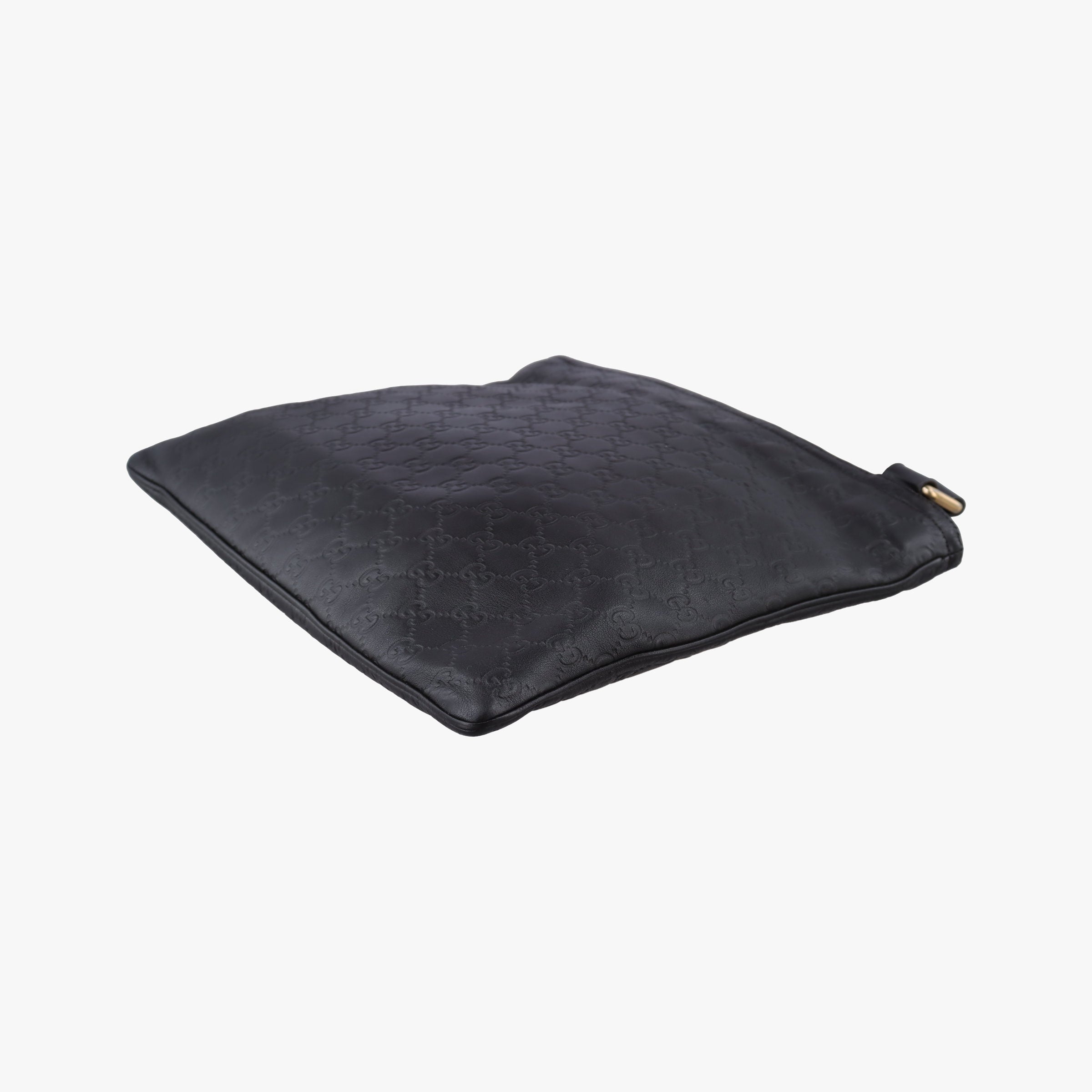GG Imprime messenger Black Leather 201446 A013589518インプリメ メッセンジャー ブラック レザー 201446 A013589518