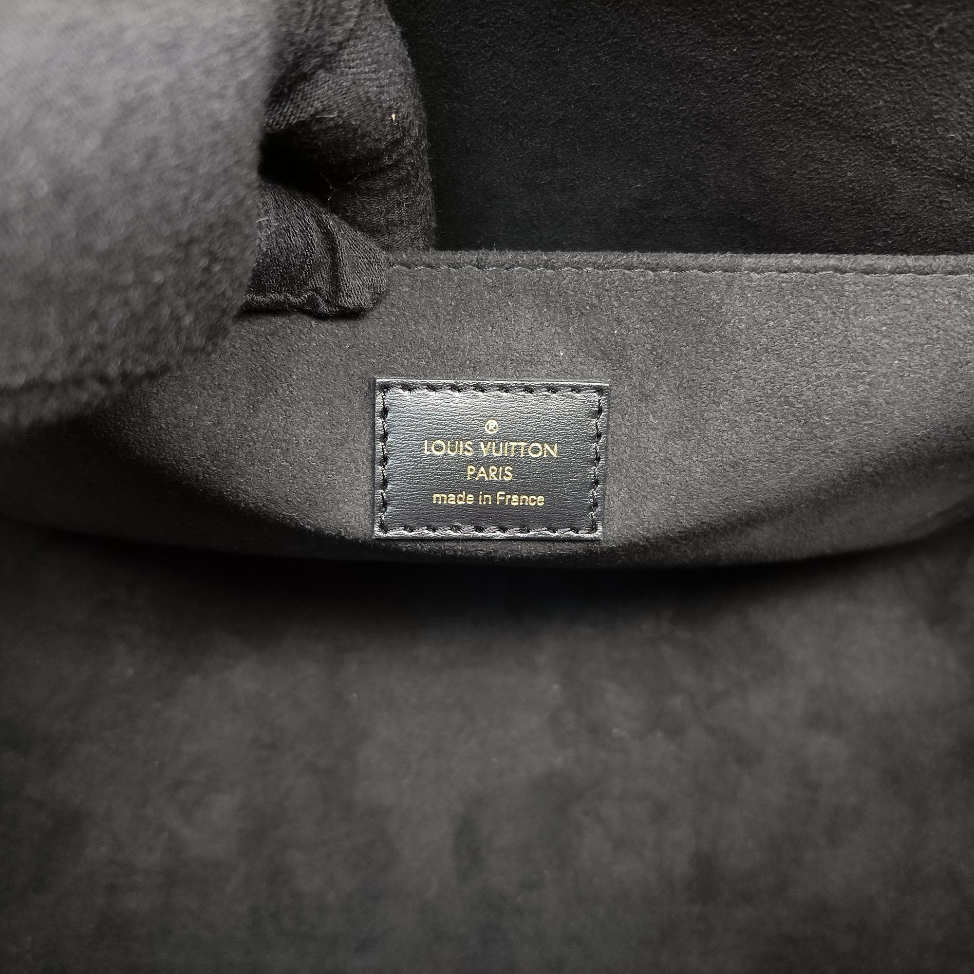SINCE1854 On the Go GM Black×White jacquard canvas x leather M57207 FL4240 IC ChipSINCE1854 オンザゴーGM ブラック×ホワイト ジャガードキャンバス×レザー M57207 FL4240 ICチップ
