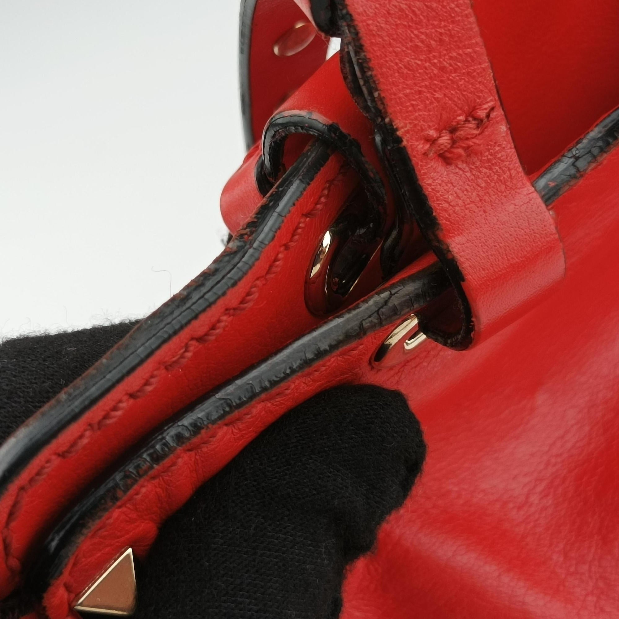 Rockstud Red Leather BL-H037BOL3ロックスタッズ レッド レザー BL-H037BOL3