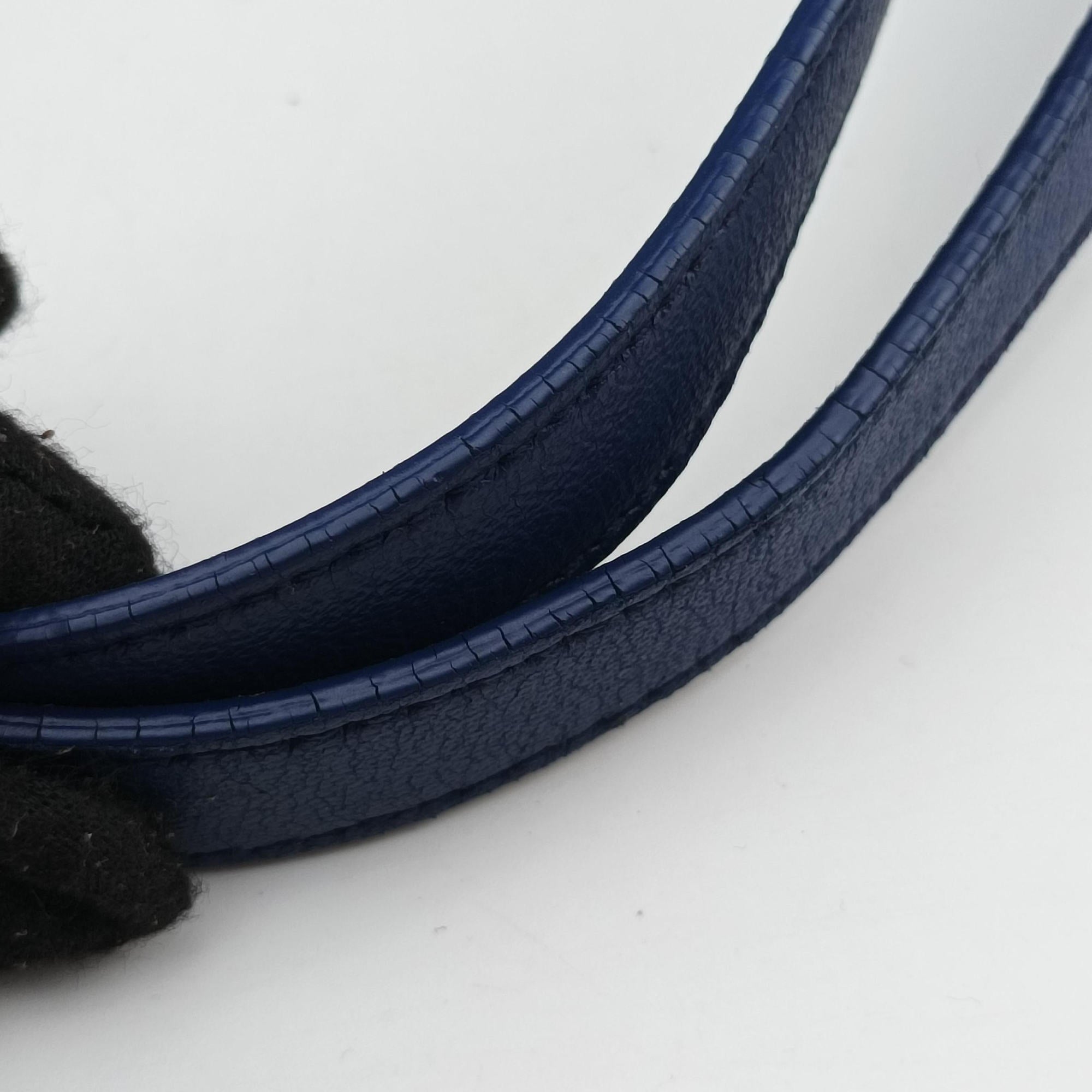 Cesta Intrecciato Blue lambskin B07174617Uセスタ イントレチャート ブルー ラムスキン B07174617U