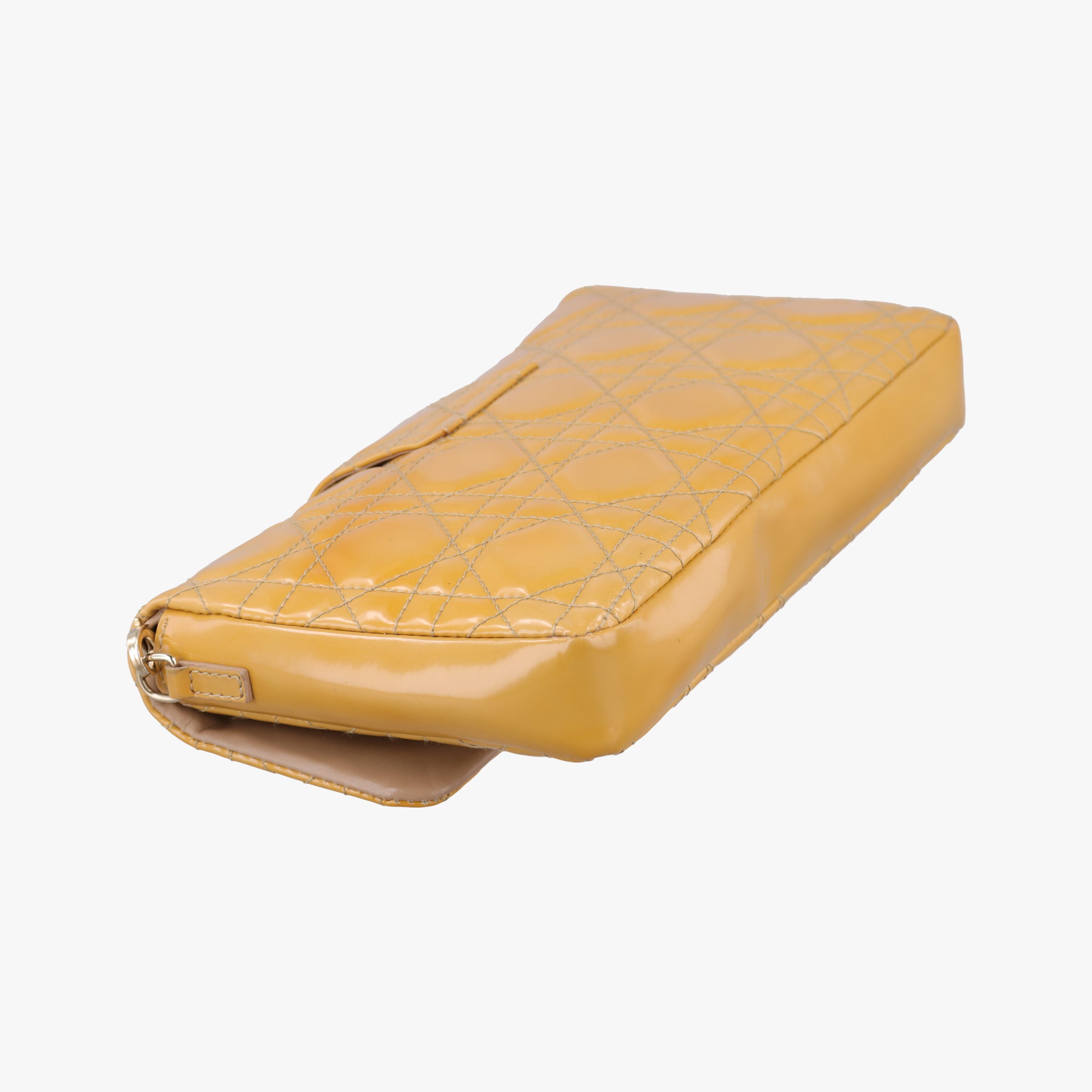 Miss Dior Cannage New Rock Yellow Patent 02-LUA-0131ミス ディオール カナージュ ニューロック イエロー パテント 02-LUA-0131