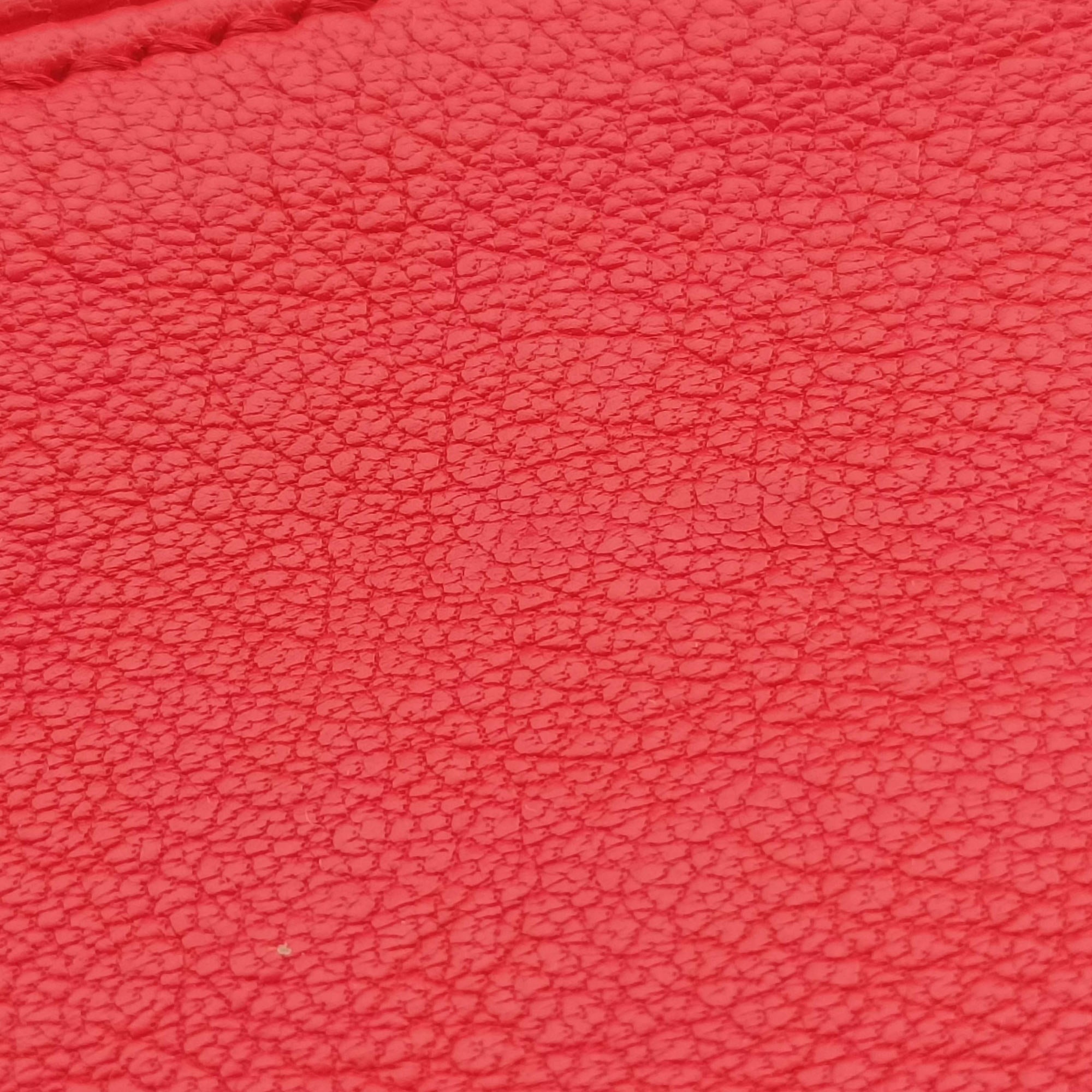 Pandora Red Leather EF E 0186パンドラ レッド レザー EF E 0186