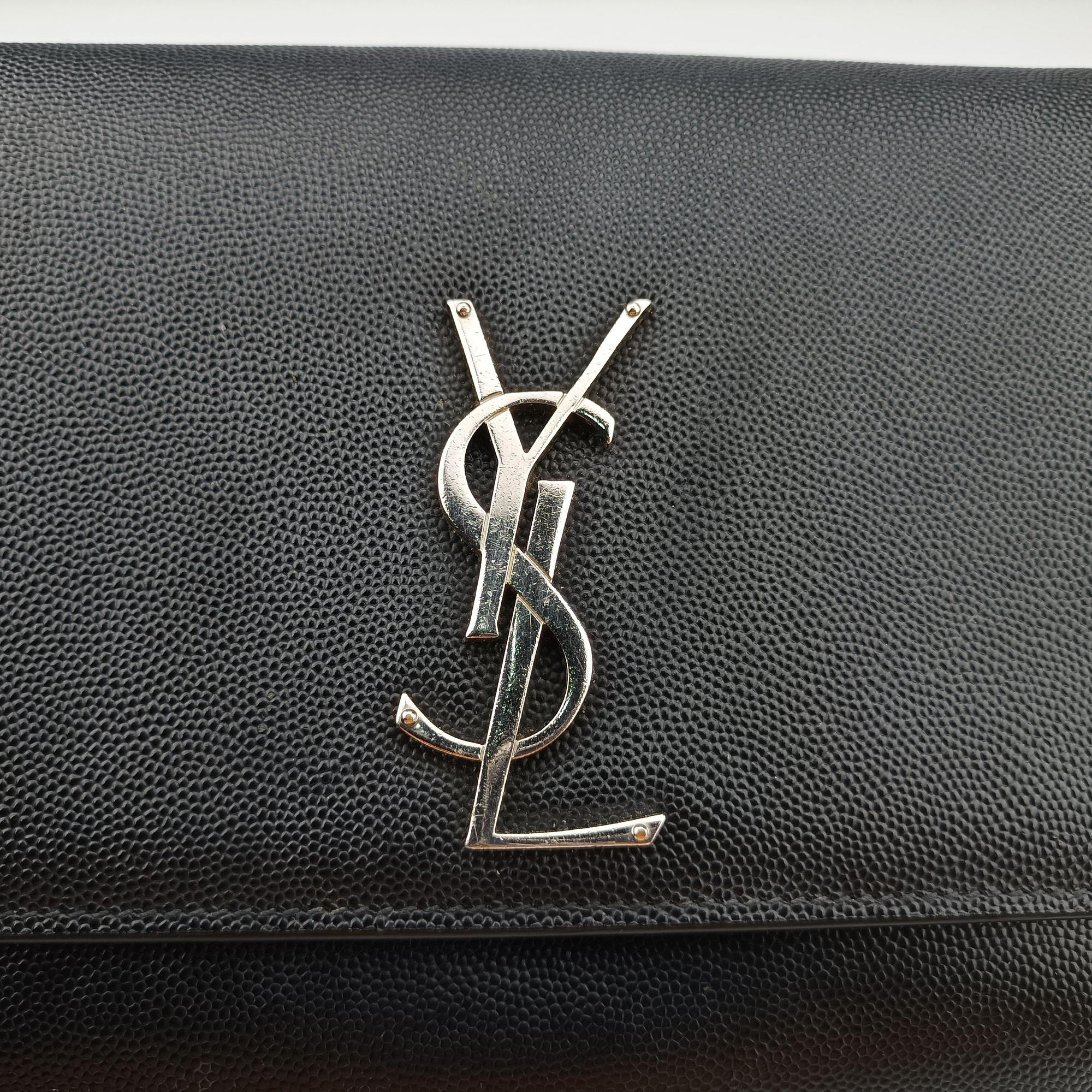 KATE Black Caviar Skin 364021 YSL364021.0619ケイト ブラック キャビアスキン 364021 YSL364021.0619