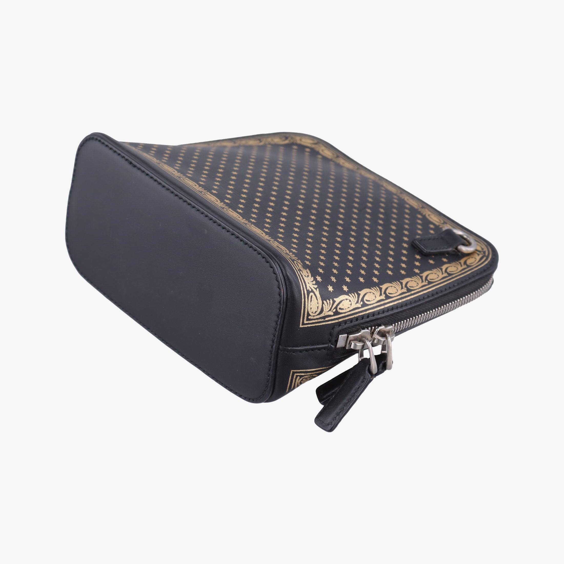 SEGA collaboration GUCCY print Black Leather 511189 I023944456セガ コラボ GUCCYプリント ブラック レザー 511189 I023944456