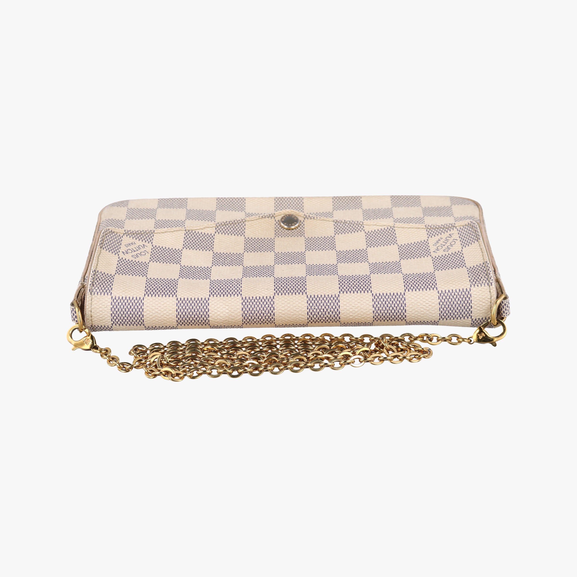 Pochette FeLICIE Azur Damier Canvas N63106 MI1199ポシェットフェリシー アズール ダミエキャンバス N63106 MI1199