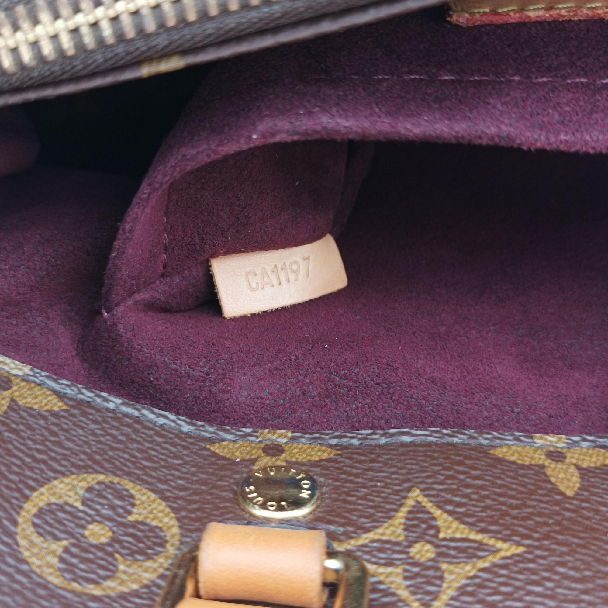 Montaigne BB BROWN Monogram Canvas M41055 CA1197モンテーニュBB モノグラム/ブラウン モノグラムキャンバス M41055 CA1197