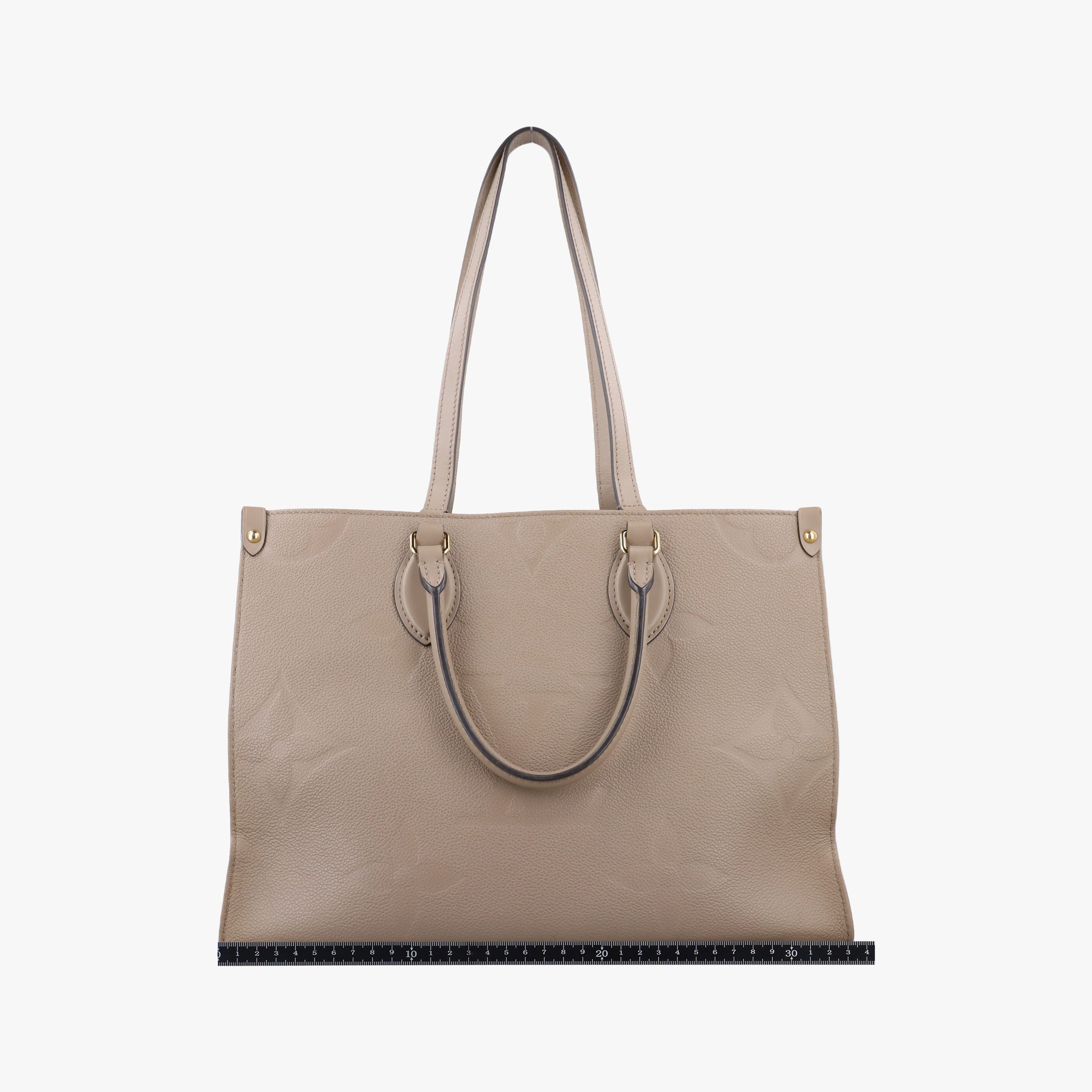 OntheGo MM Beige Monogram Empreinte M45607 IC ChipオンザゴーMM ベージュ系 モノグラム アンプラント M45607 ICチップ