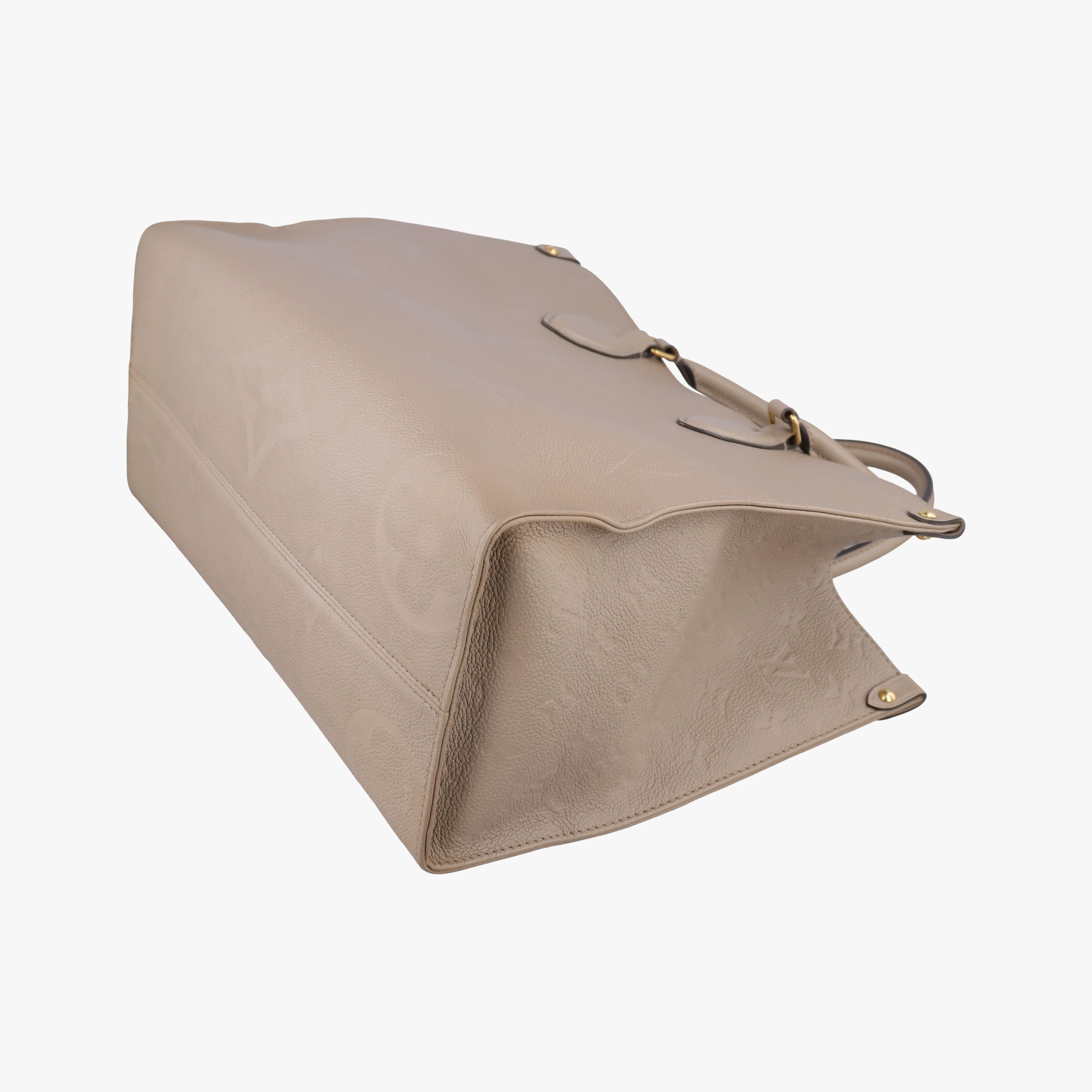 OntheGo MM Beige Monogram Empreinte M45607 IC ChipオンザゴーMM ベージュ系 モノグラム アンプラント M45607 ICチップ