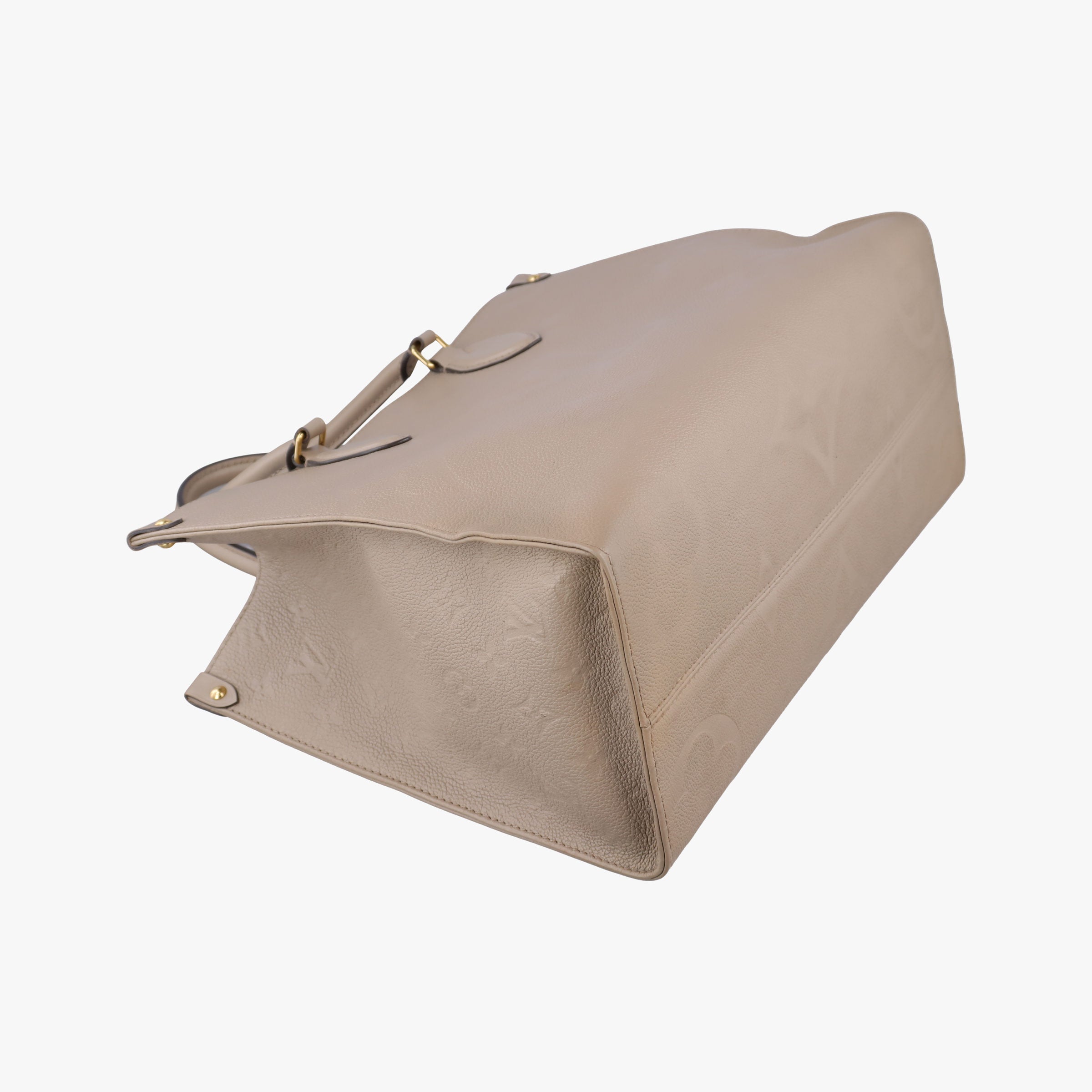 OntheGo MM Beige Monogram Empreinte M45607 IC ChipオンザゴーMM ベージュ系 モノグラム アンプラント M45607 ICチップ