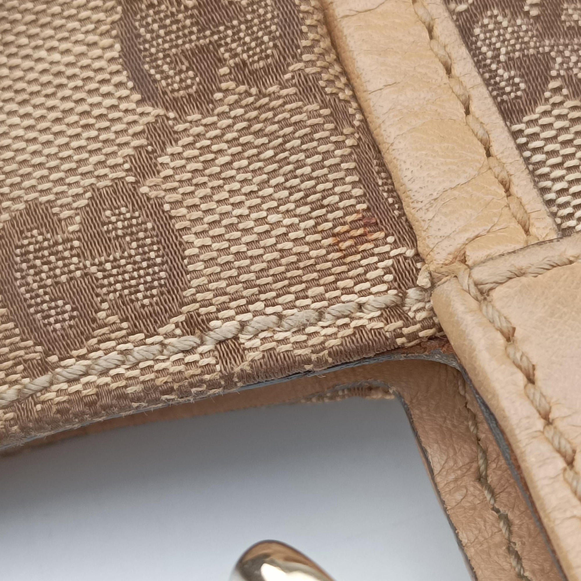 Abbey Brown Canvas×Leather 189831 H4294609アビー ブラウン キャンバス×レザー 189831 H4294609