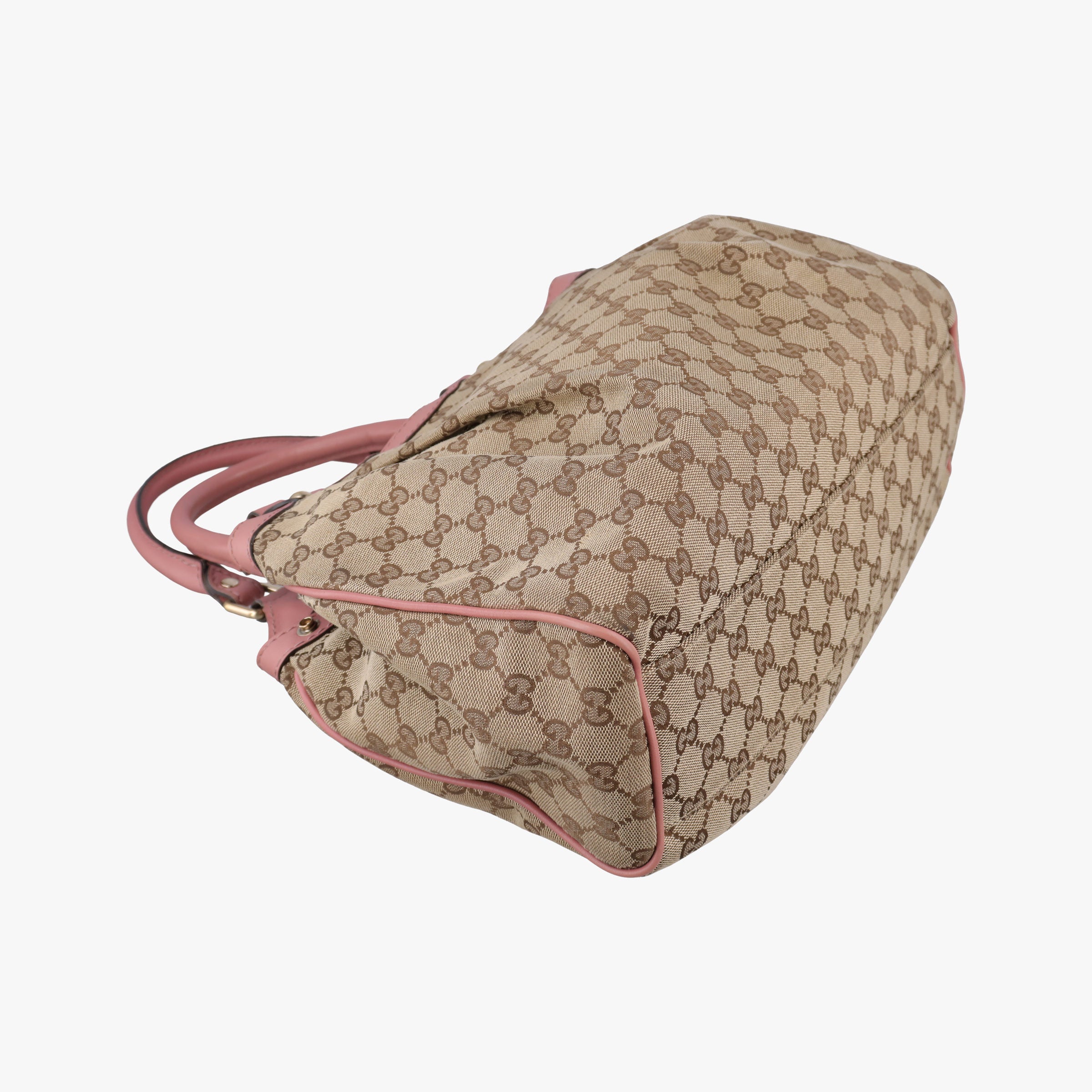 Sukey Beige × Brown × Pink canvas×leather 211944 F6531090スーキー ベージュ × ブラウン × ピンク キャンバス×レザー 211944 F6531090