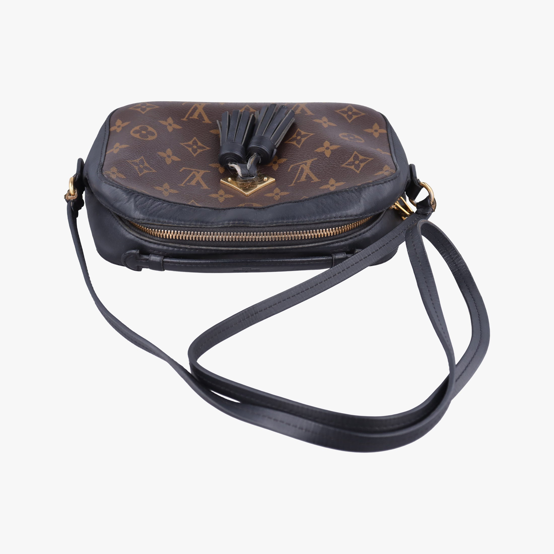 SAINTONGE brown×Noir Monogram Canvas×calf leather M43555 AH1179サントンジュ モノグラム/ブラウン×ノワール モノグラムキャンバス×カーフレザー M43555 AH1179