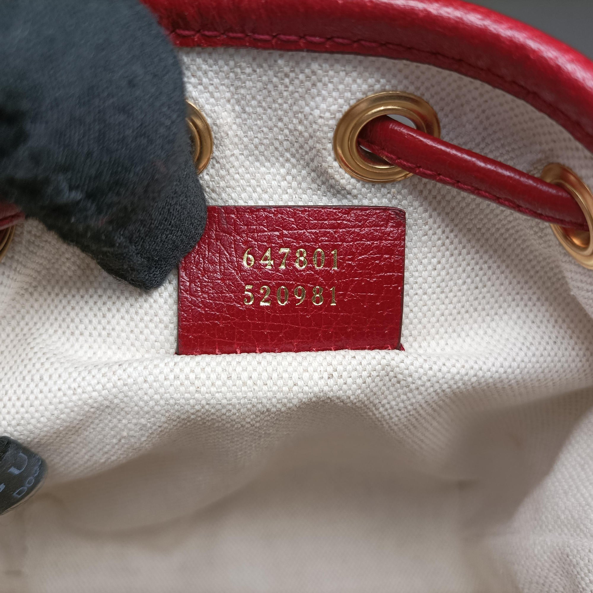 Doraemon collaboration Brown×Red×Multicolor PVC coated canvas×Leather 647801 D033915017ドラえもんコラボ ブラウン×レッド×マルチカラー PVCコーティングキャンバス×レザー 647801 D033915017