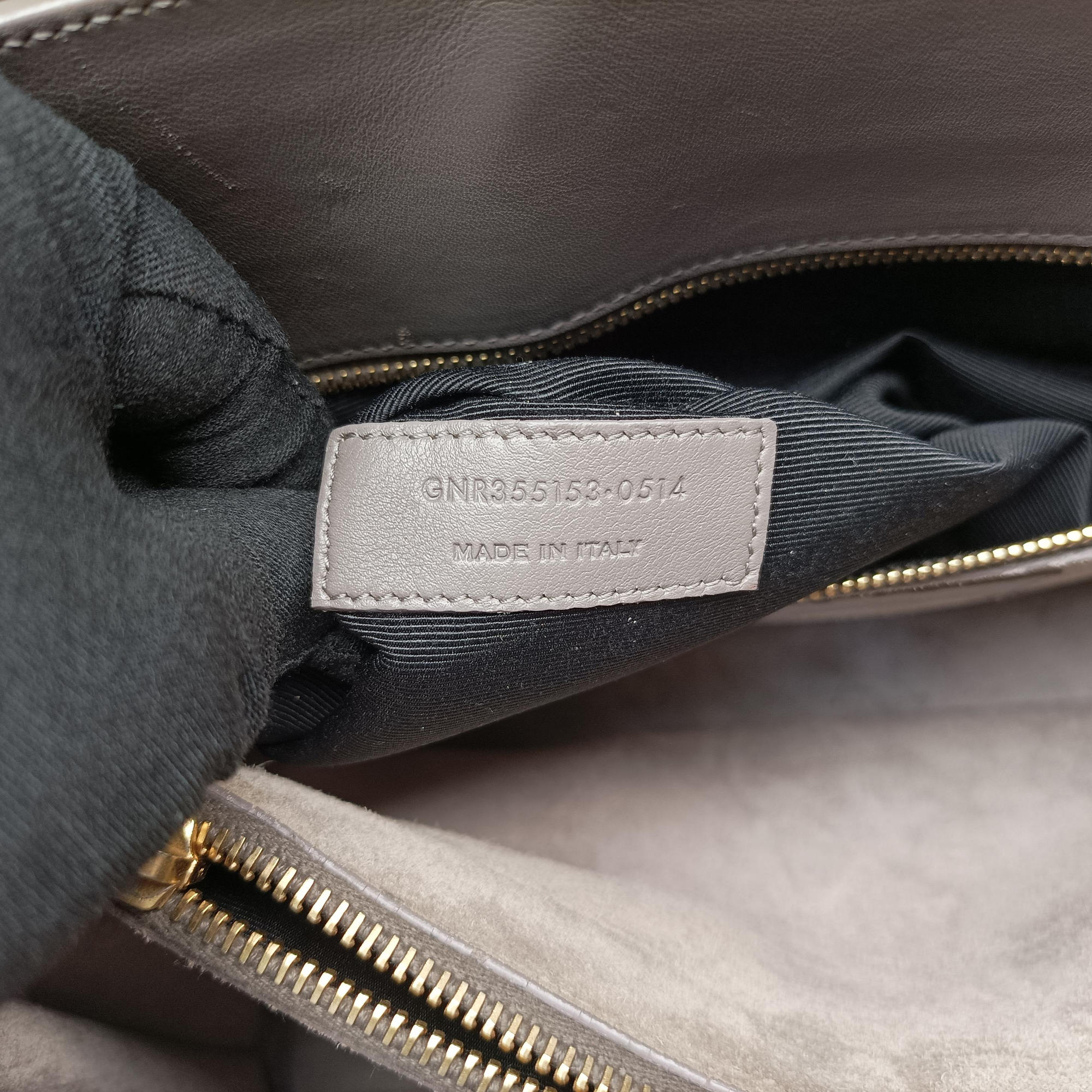 SAC DE JOUR Grey Leather 355153 GNR355153.0514サックドジュール グレー レザー 355153 GNR355153.0514