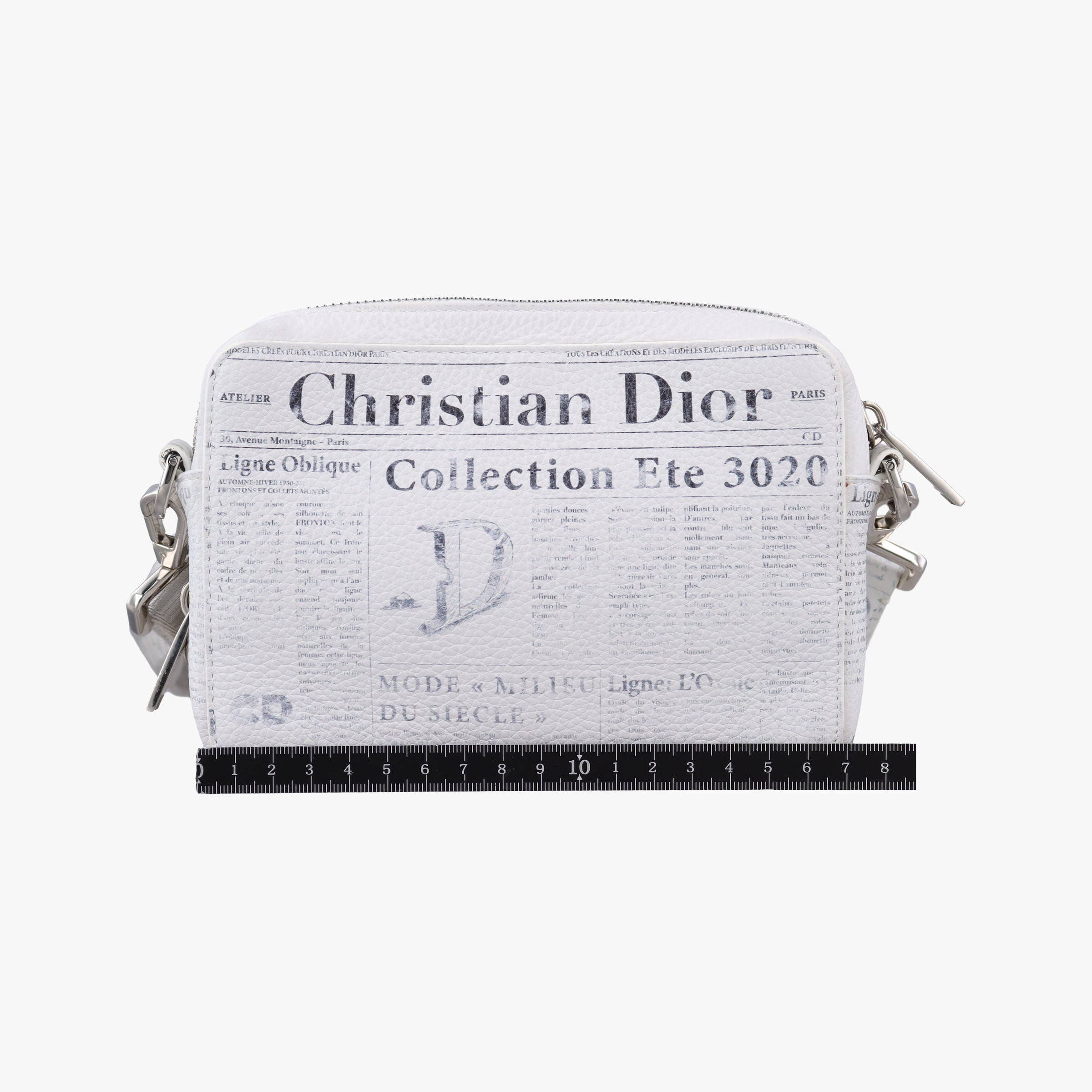 Daniel Arsham collaboration Newspaper Print White Leather 10-BO-1119ダニエルアーシャム コラボ ニュースペーパー ホワイト レザー 10-BO-1119