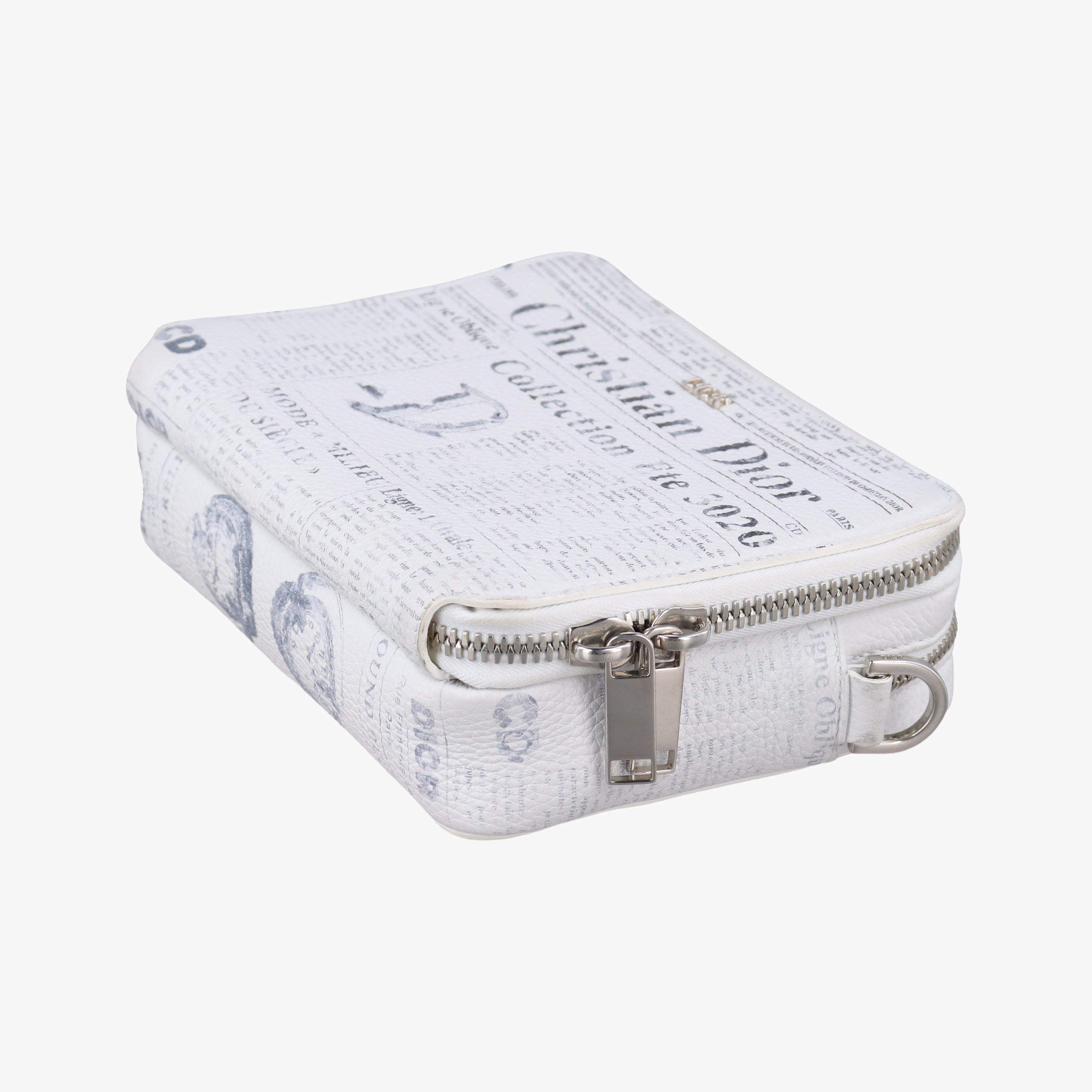 Daniel Arsham collaboration Newspaper Print White Leather 10-BO-1119ダニエルアーシャム コラボ ニュースペーパー ホワイト レザー 10-BO-1119