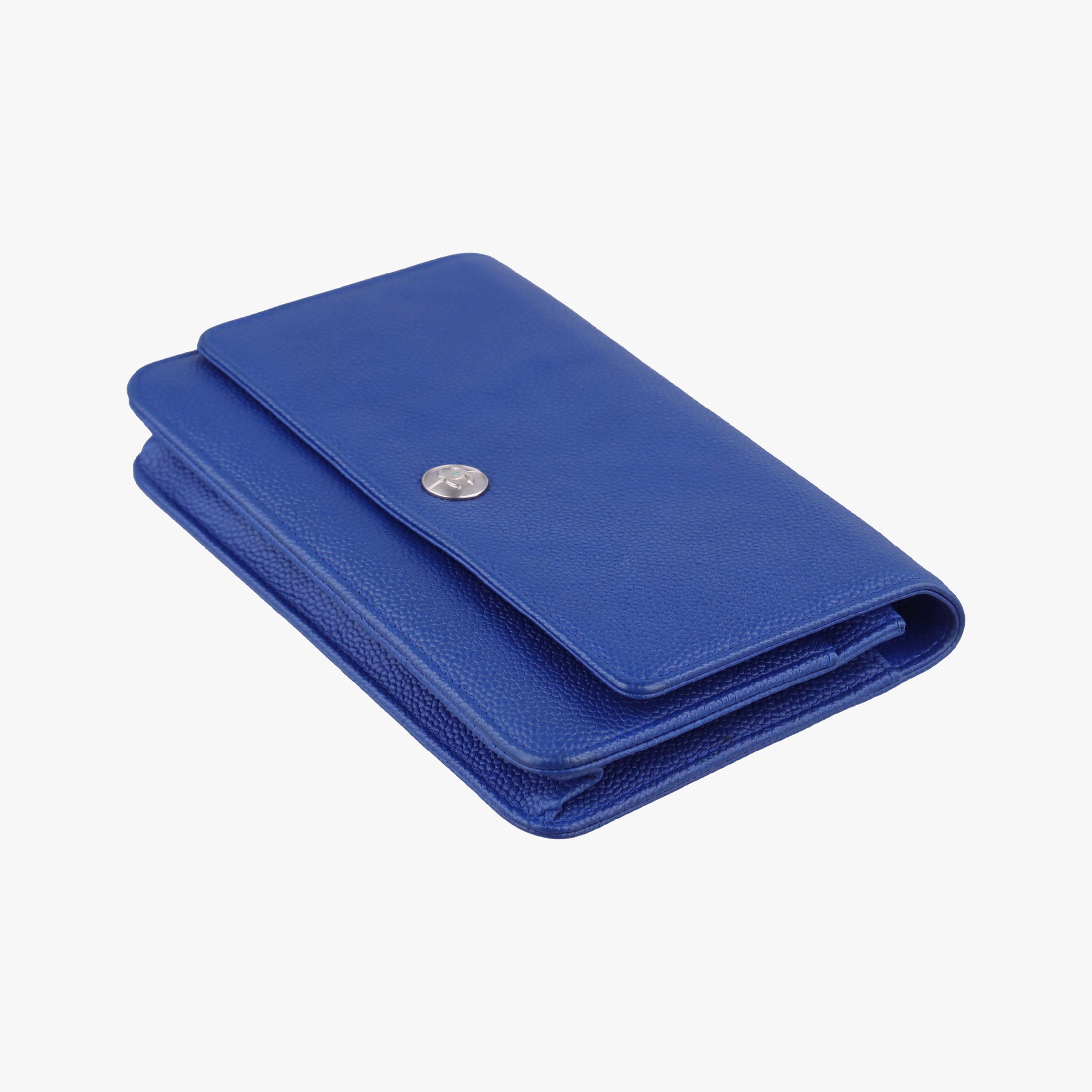 Caviar Wallet Chain Blue caviar skin A68872 17900635キャビア ウォレット チェーン ブルー キャビアスキン A68872 17900635
