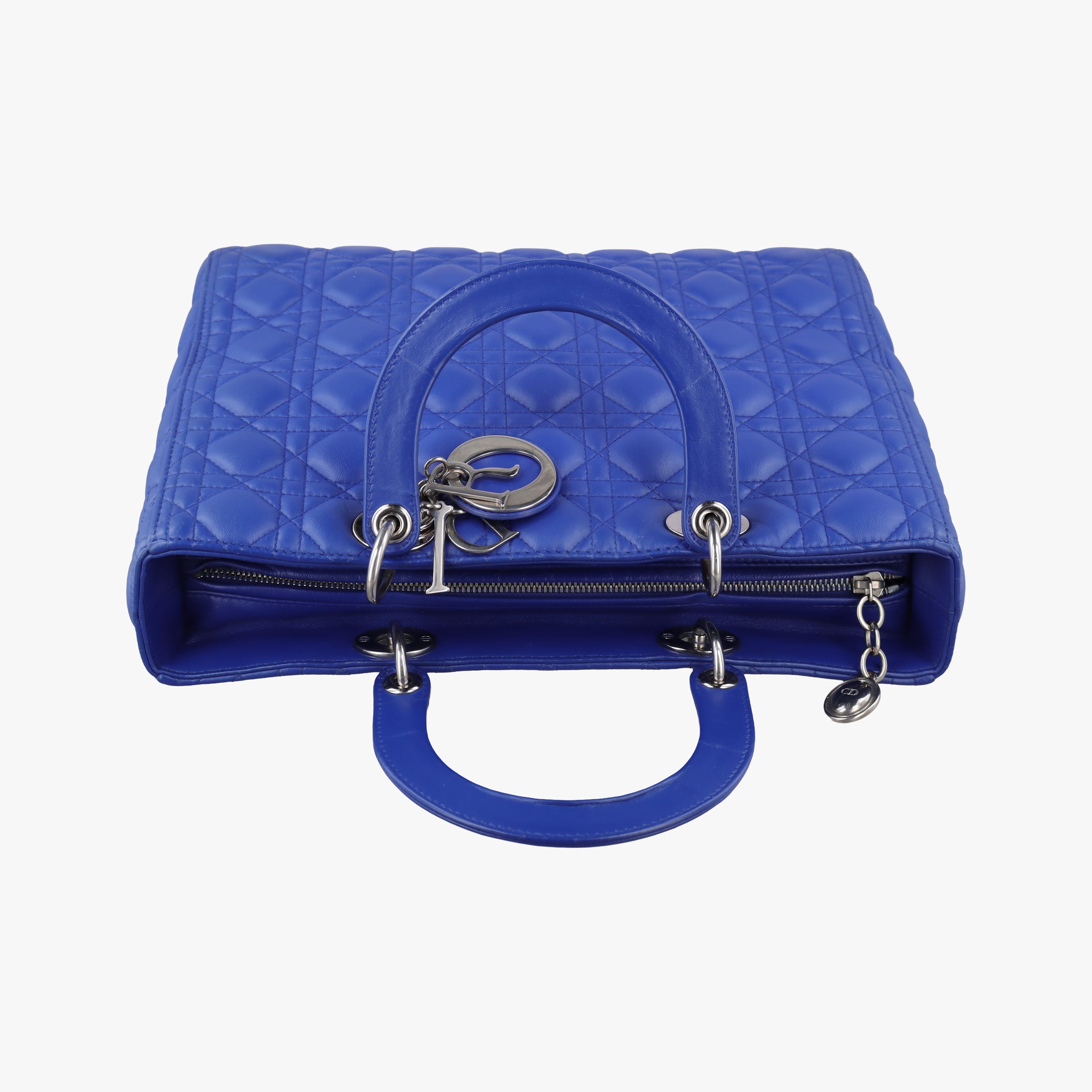 Lady Dior Blue lambskin 18-MA-1122レディディオール ブルー ラムスキン 18-MA-1122