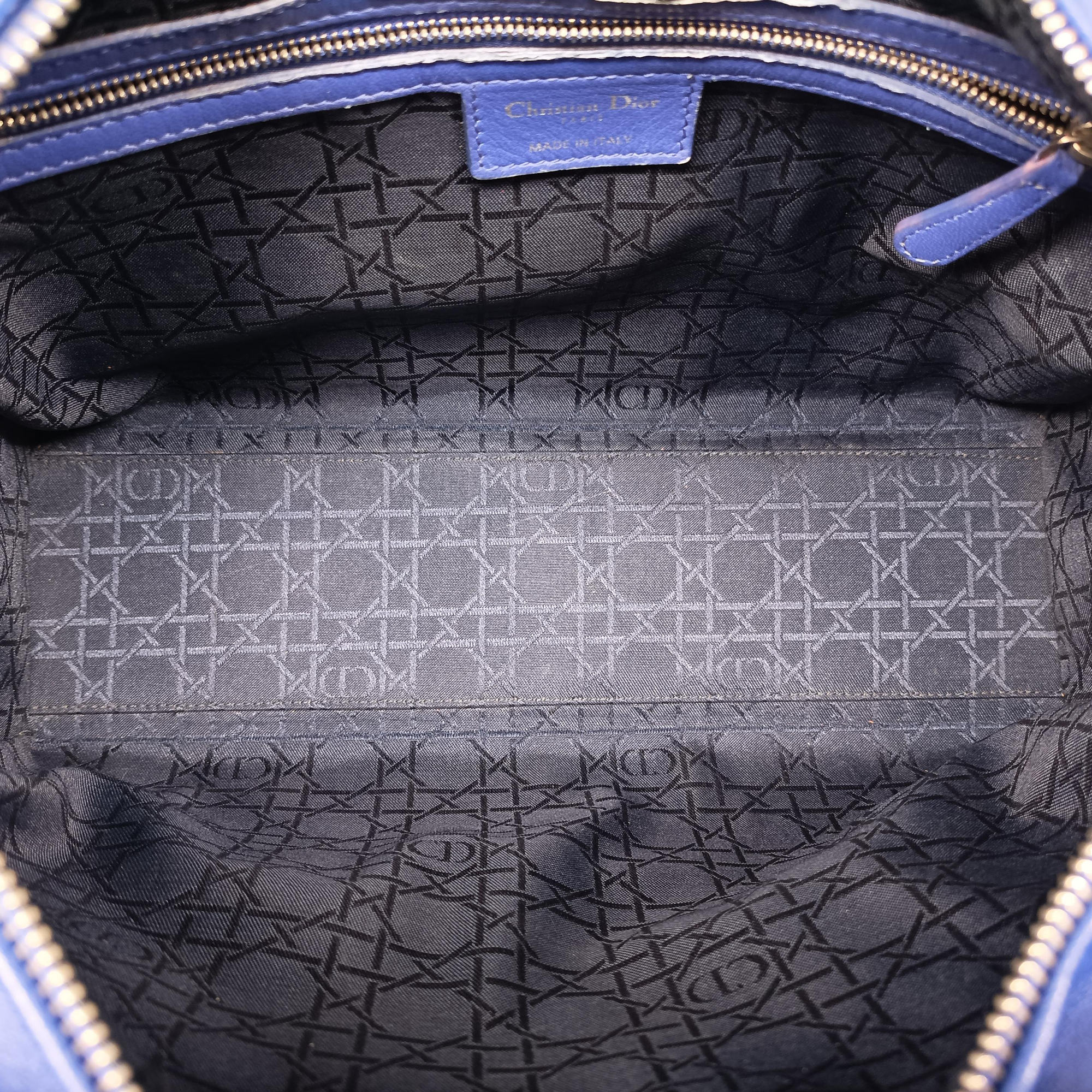 Lady Dior Blue lambskin 18-MA-1122レディディオール ブルー ラムスキン 18-MA-1122