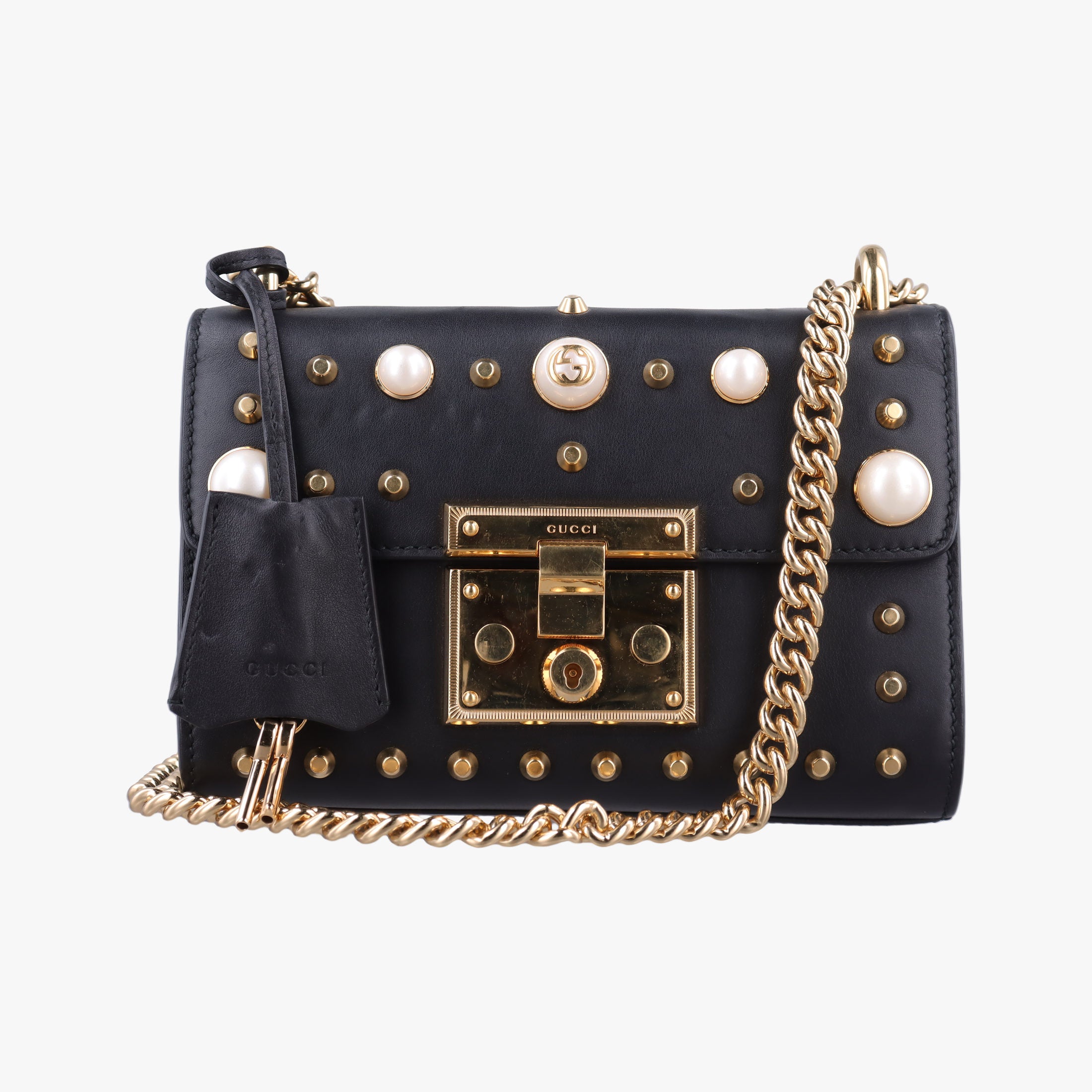 Padlock Black Leather 432182 B021173159パドロック ブラック レザー 432182 B021173159